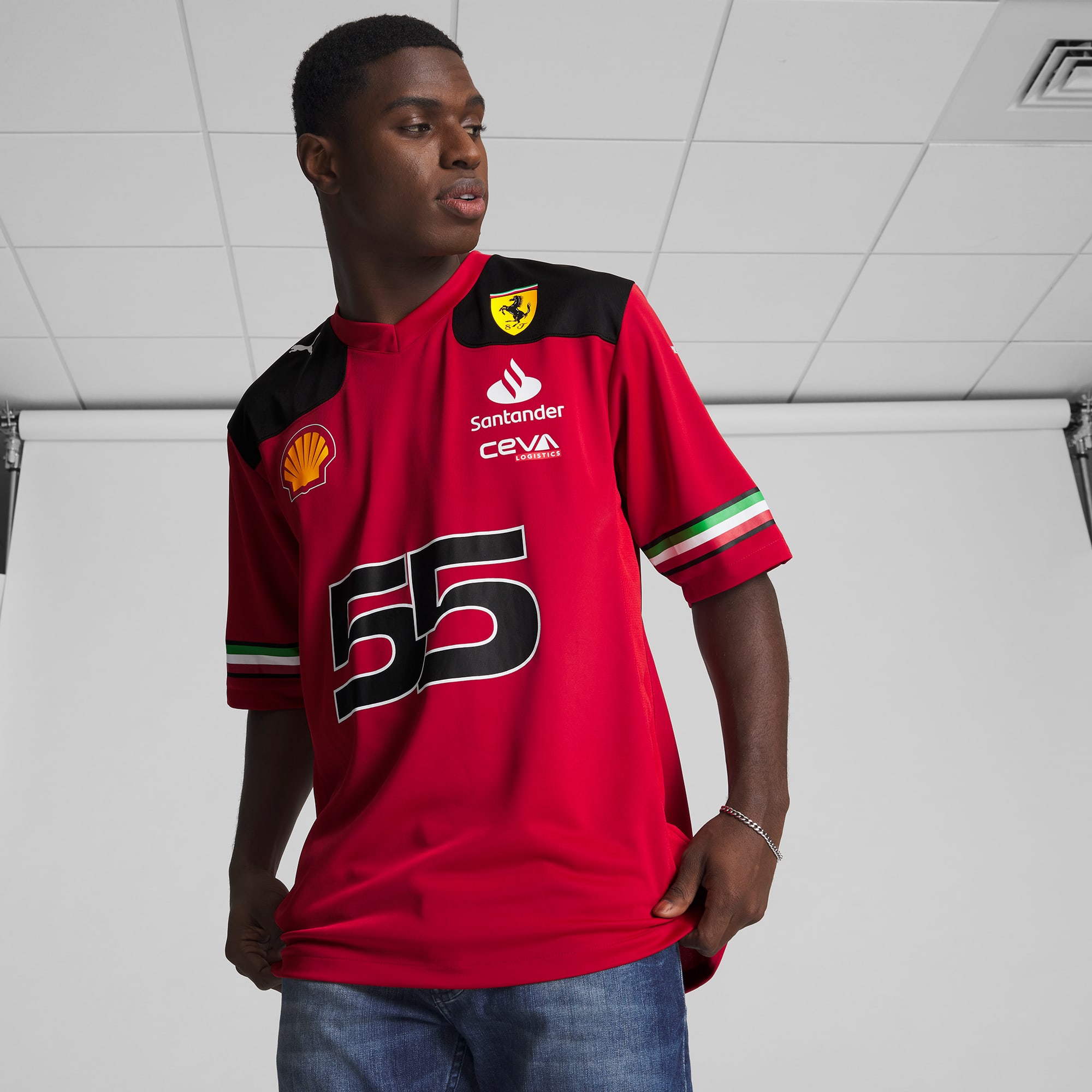 Ferrari top soccer jersey