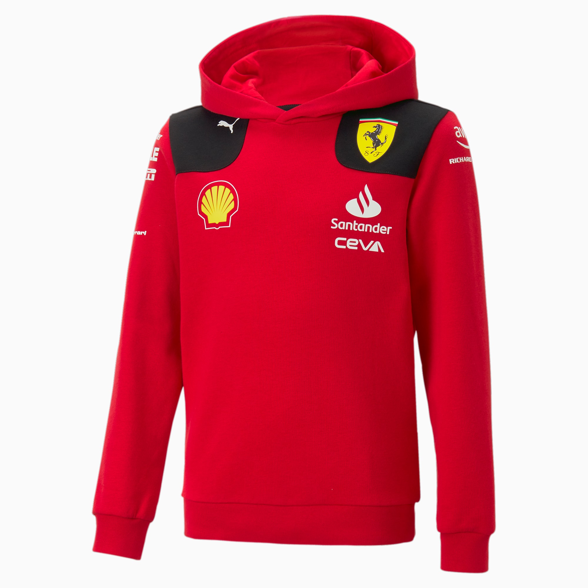 Felpa con cappuccio Scuderia Ferrari 2023 Team Replica da ragazzi