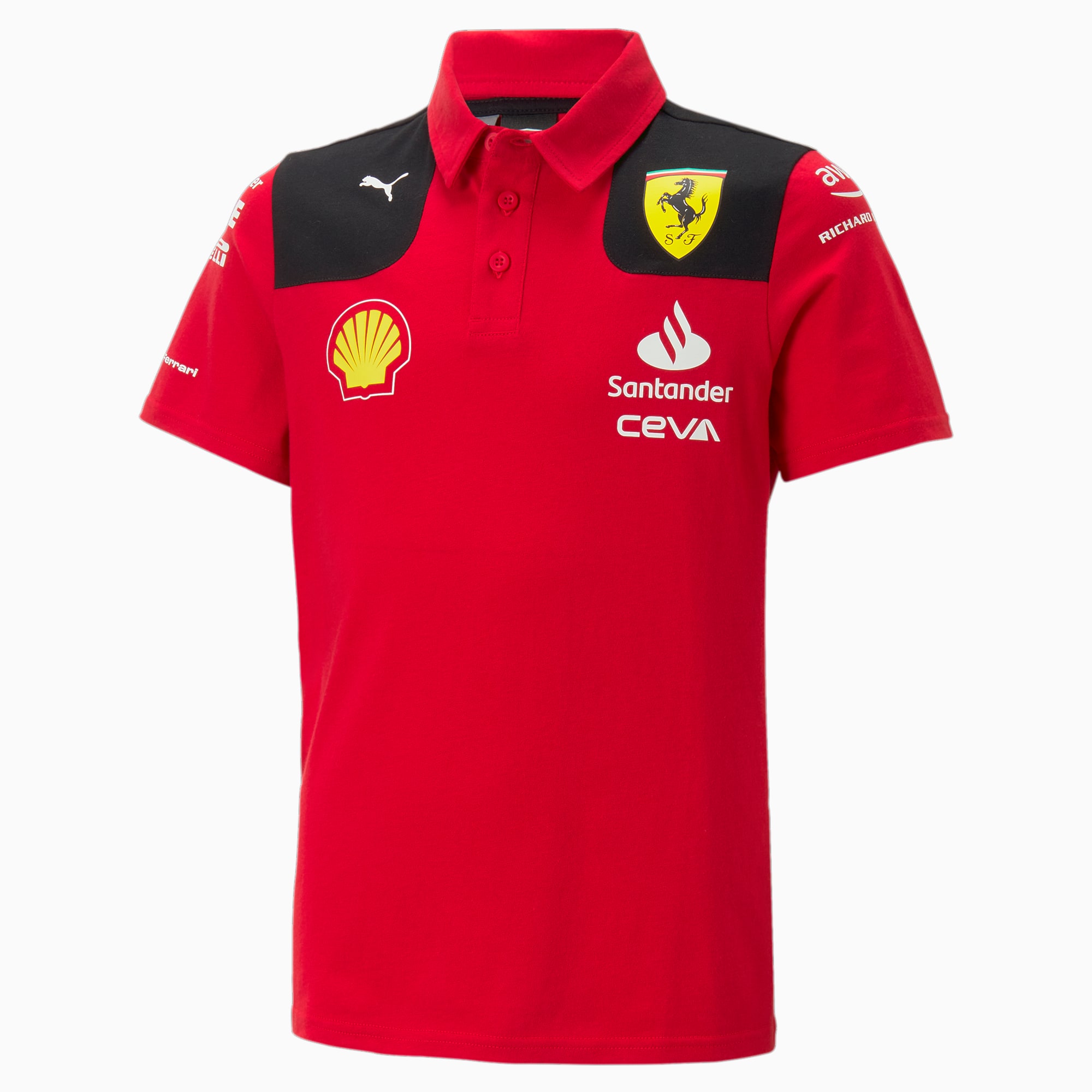 Polo puma enfant rouge best sale