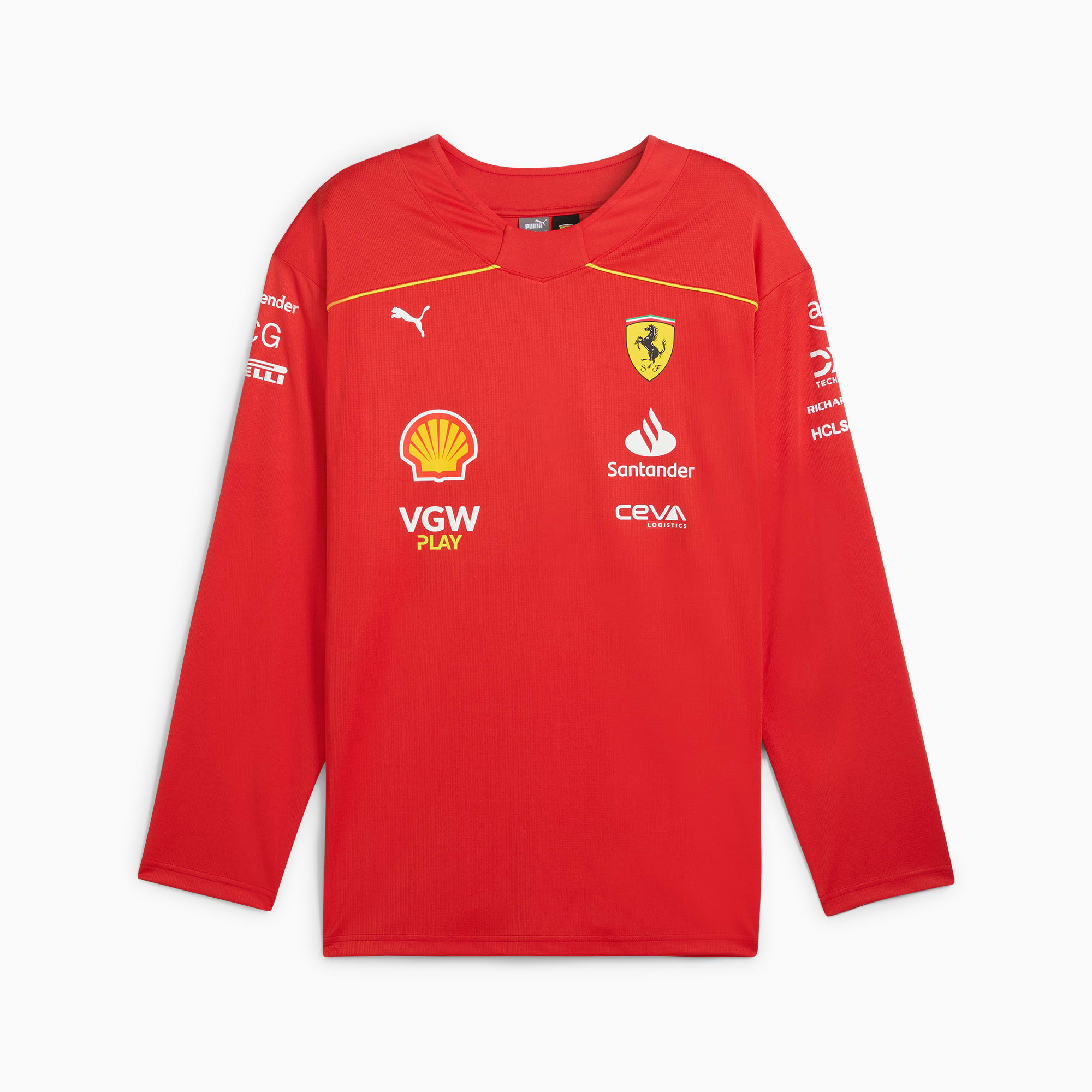 puma フェラーリコラボ　赤ジャージ PUMA公式】メンズ フェラーリ チーム ホッケー ジャージ 長袖 シャツ