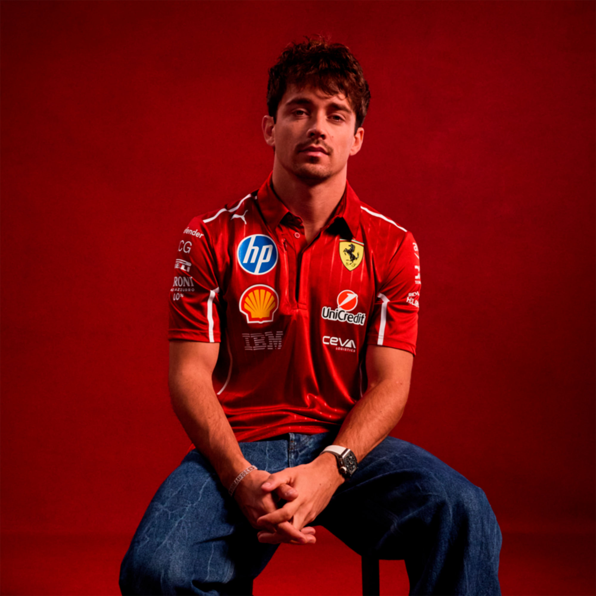 2025 Scuderia Ferrari Proポロシャツ Puma x Scuderia Ferrari® Team ポロシャツ | Ferrari® Store