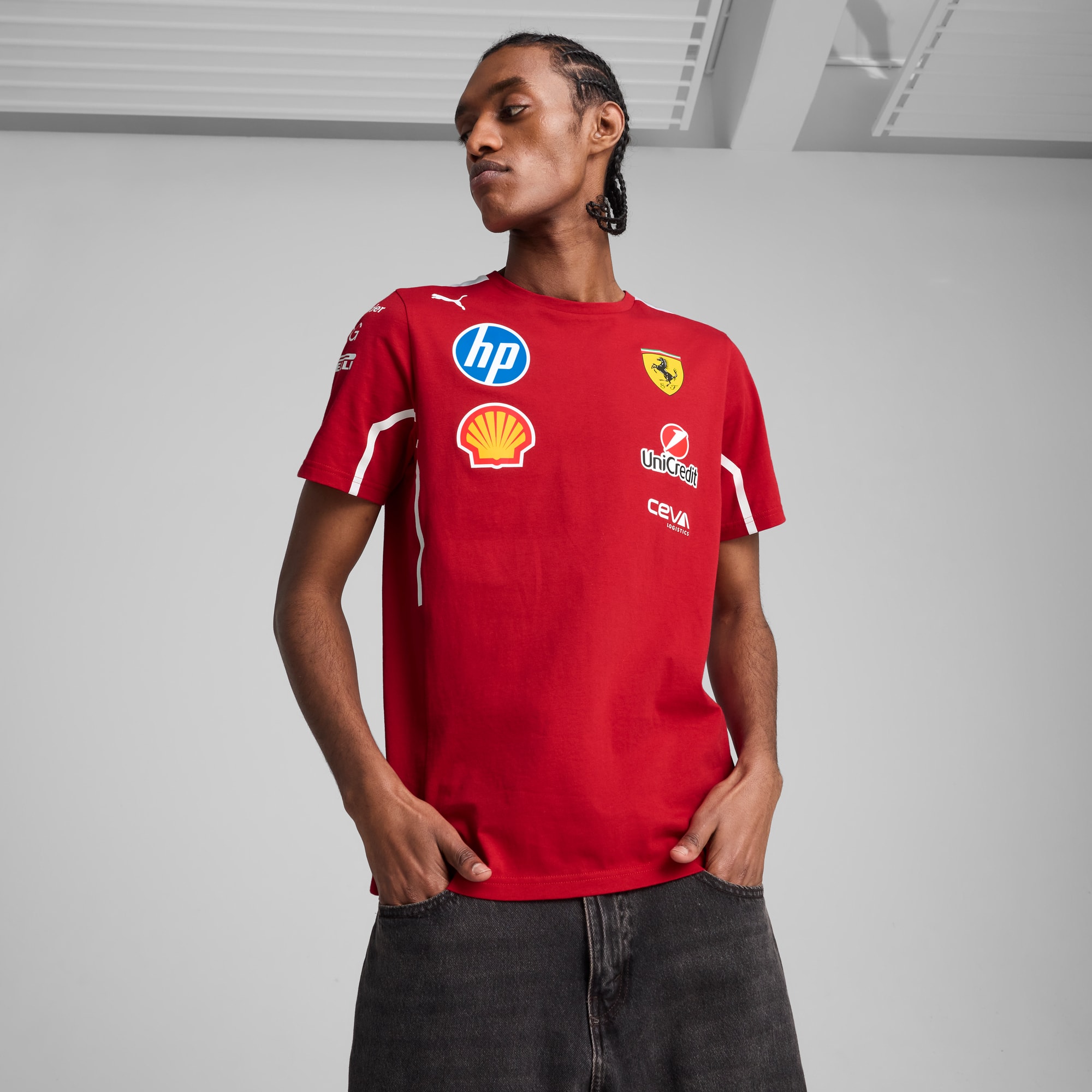 Scuderia Ferrari 2025 Team Men's Tee