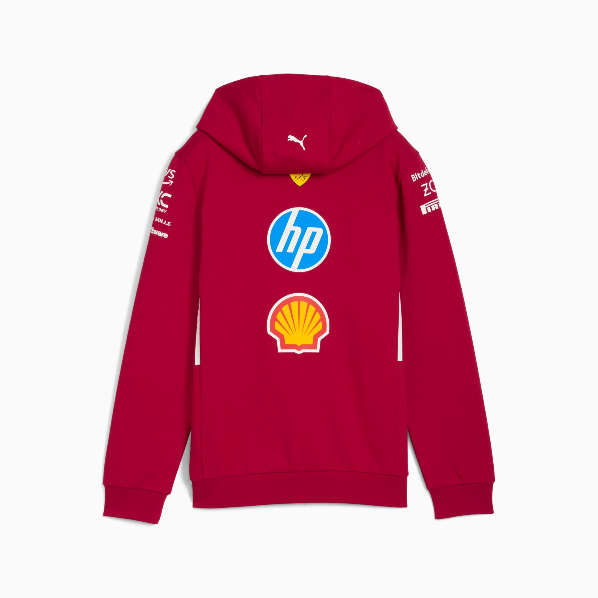Scuderia Ferrari HP 2025 Team Hoodie Teenager, Dark Cherry, large