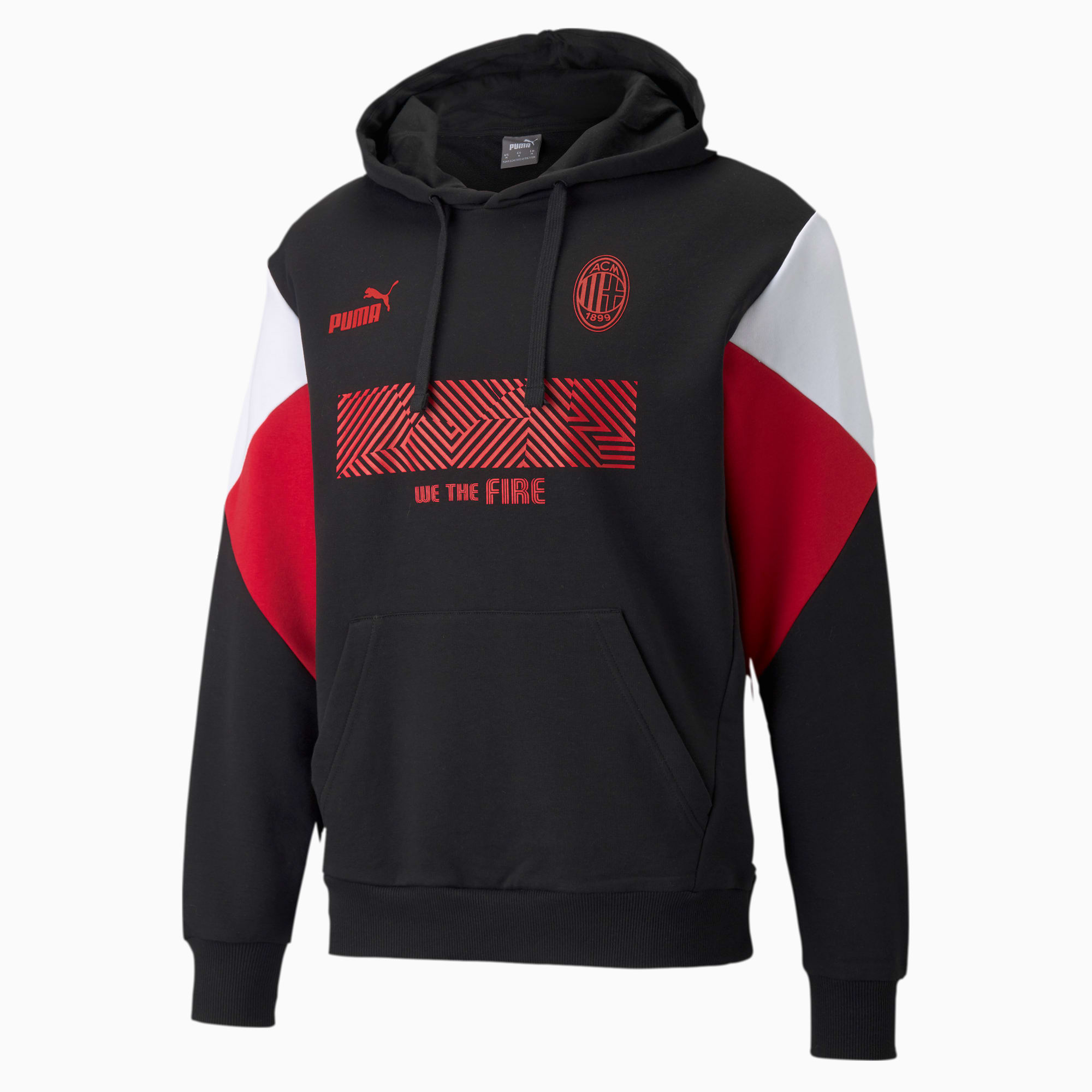 Puma black and red hoodie clearance