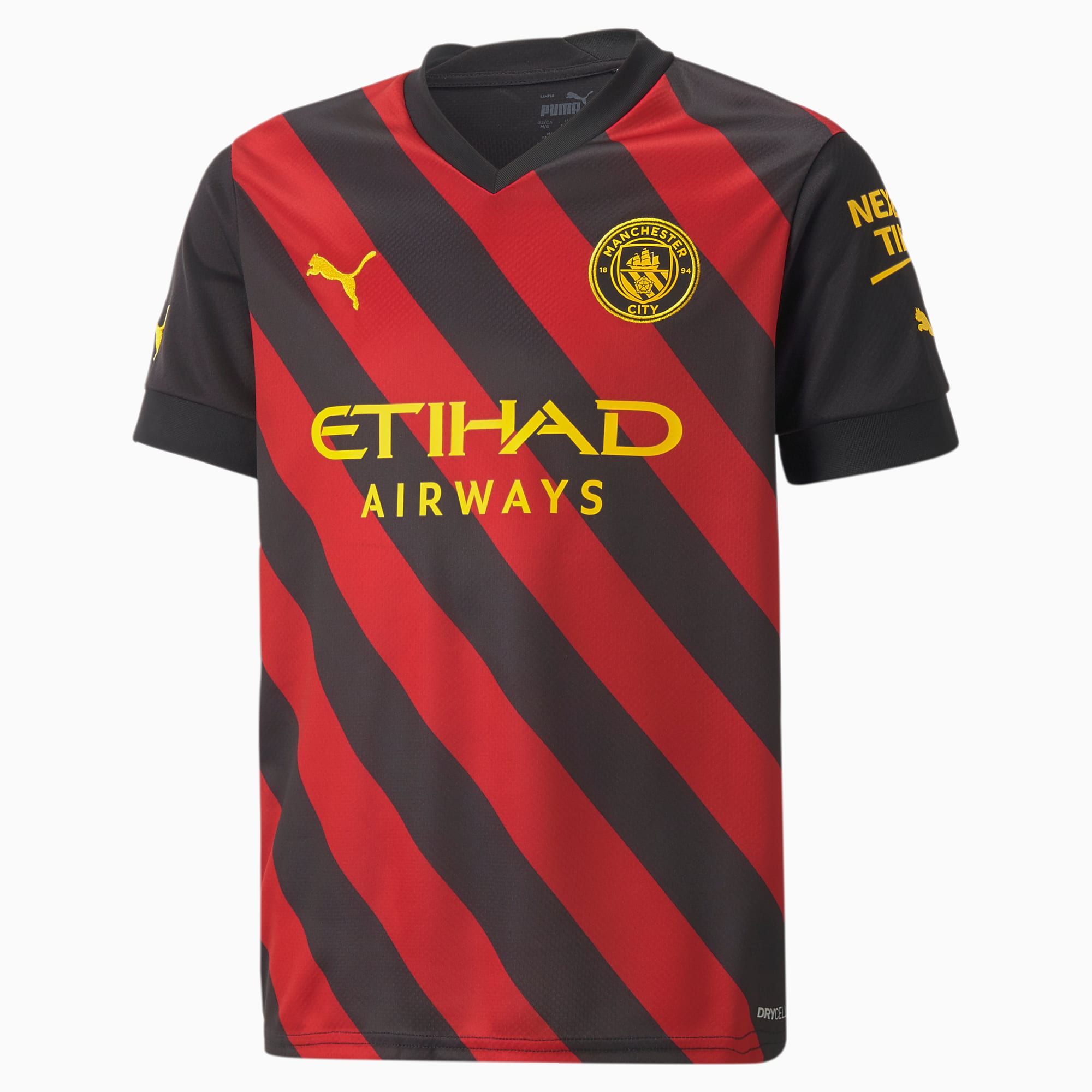 Maillot Manchester City F.C. Away 22/23 Replica Enfant et Adolescent, red