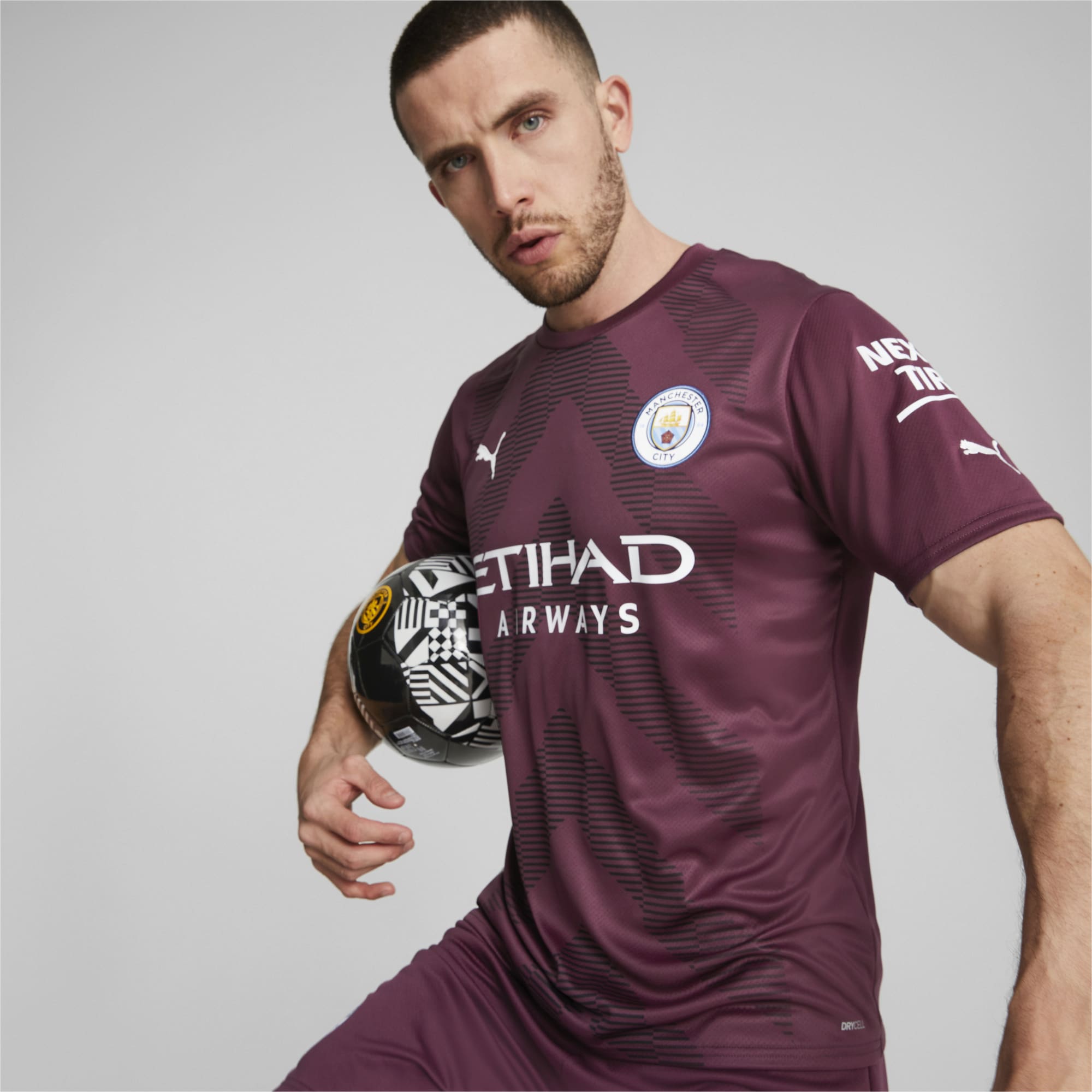 réplica de manga corta de portero de fútbol del Manchester City FC para hombre | | PUMA