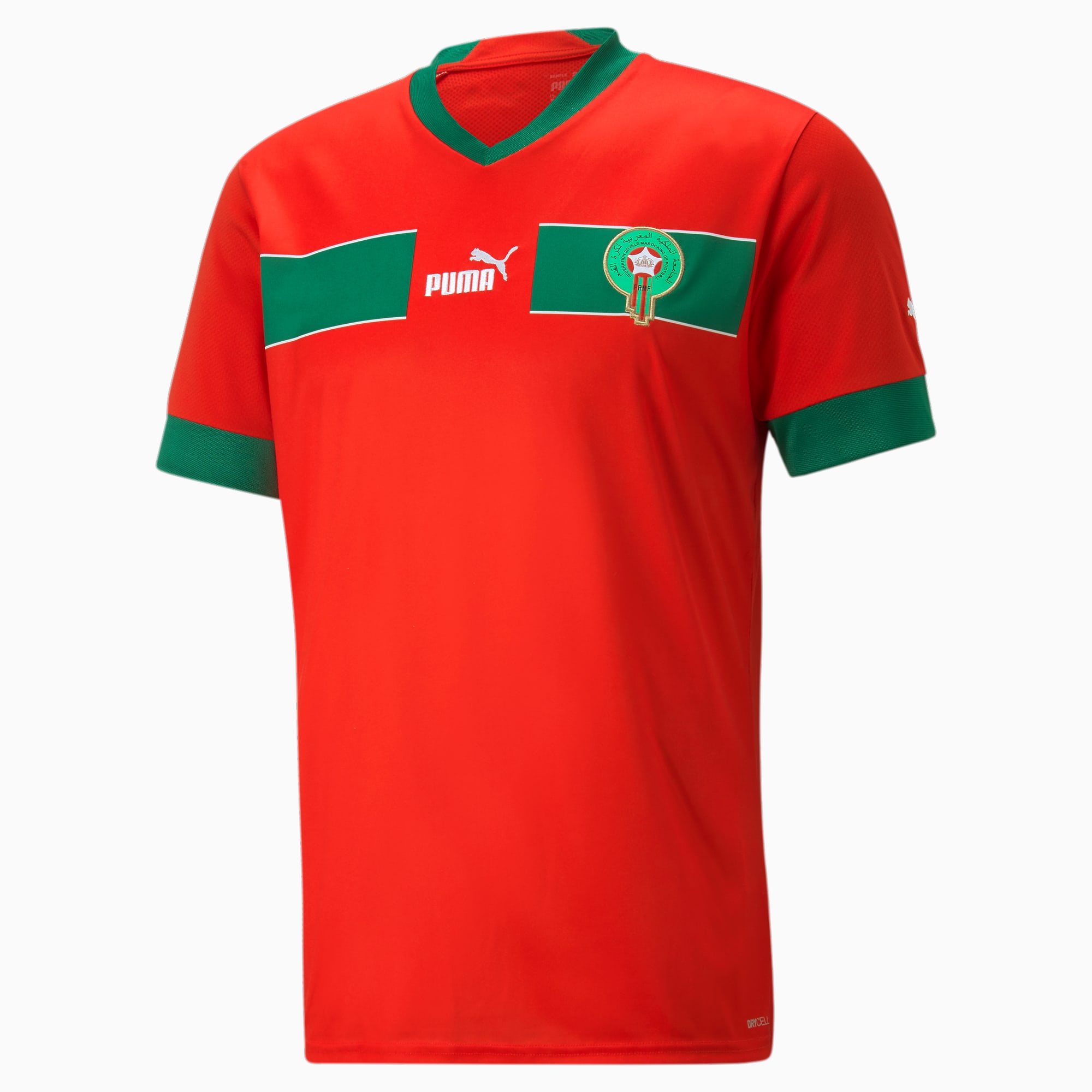 PUMA Maroc Maillot d'Entraînement 2022-2024 Blanc Argenté 