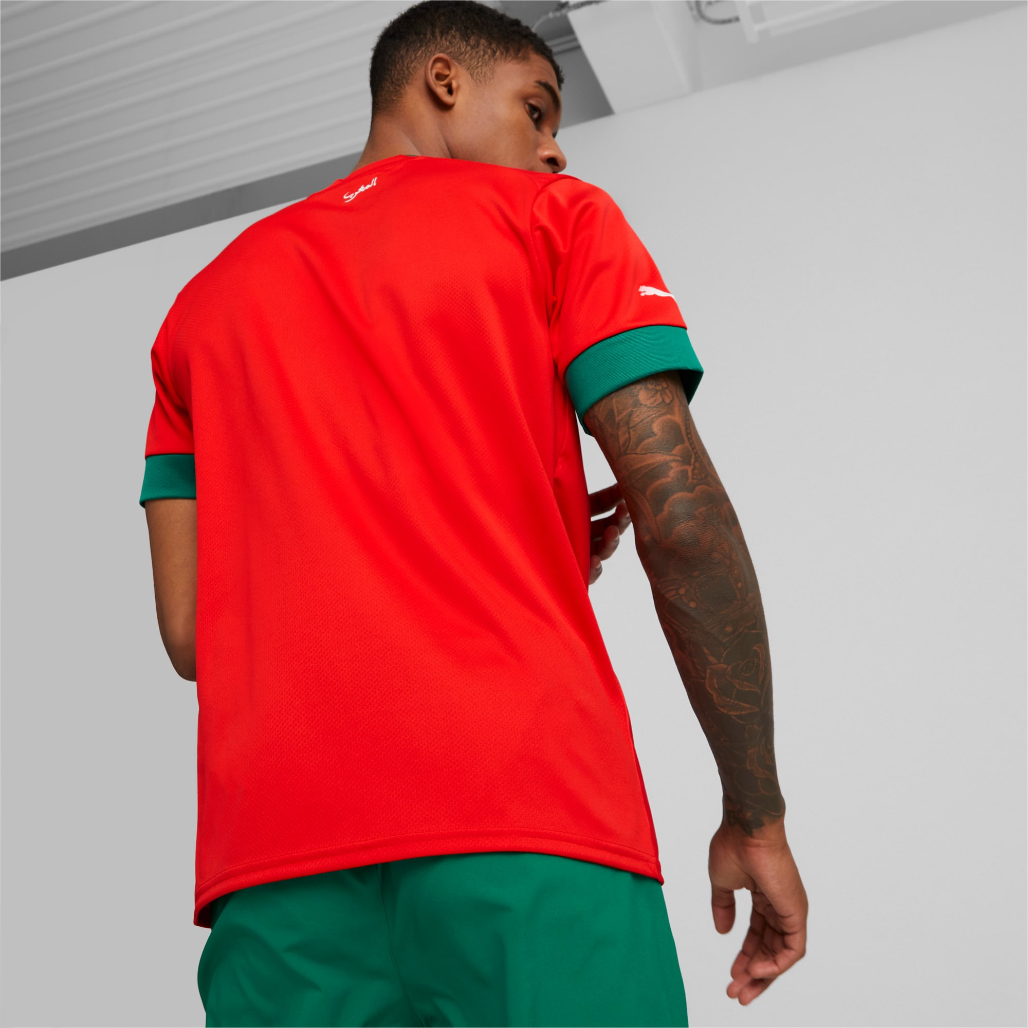 PUMA Maillot de Football Morocco Replica Homme - Vert Vert et rouge -  Cdiscount Sport