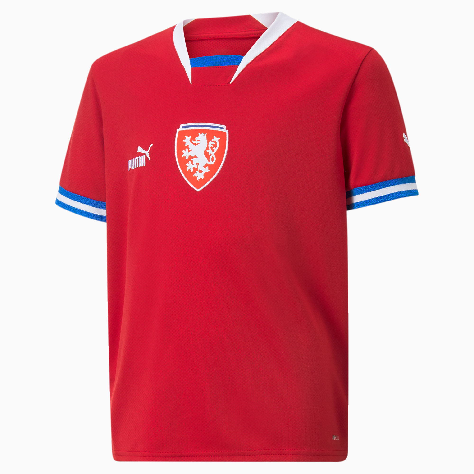 Czech Republic 2024 Home Jersey Youth, Chili Pepper, large