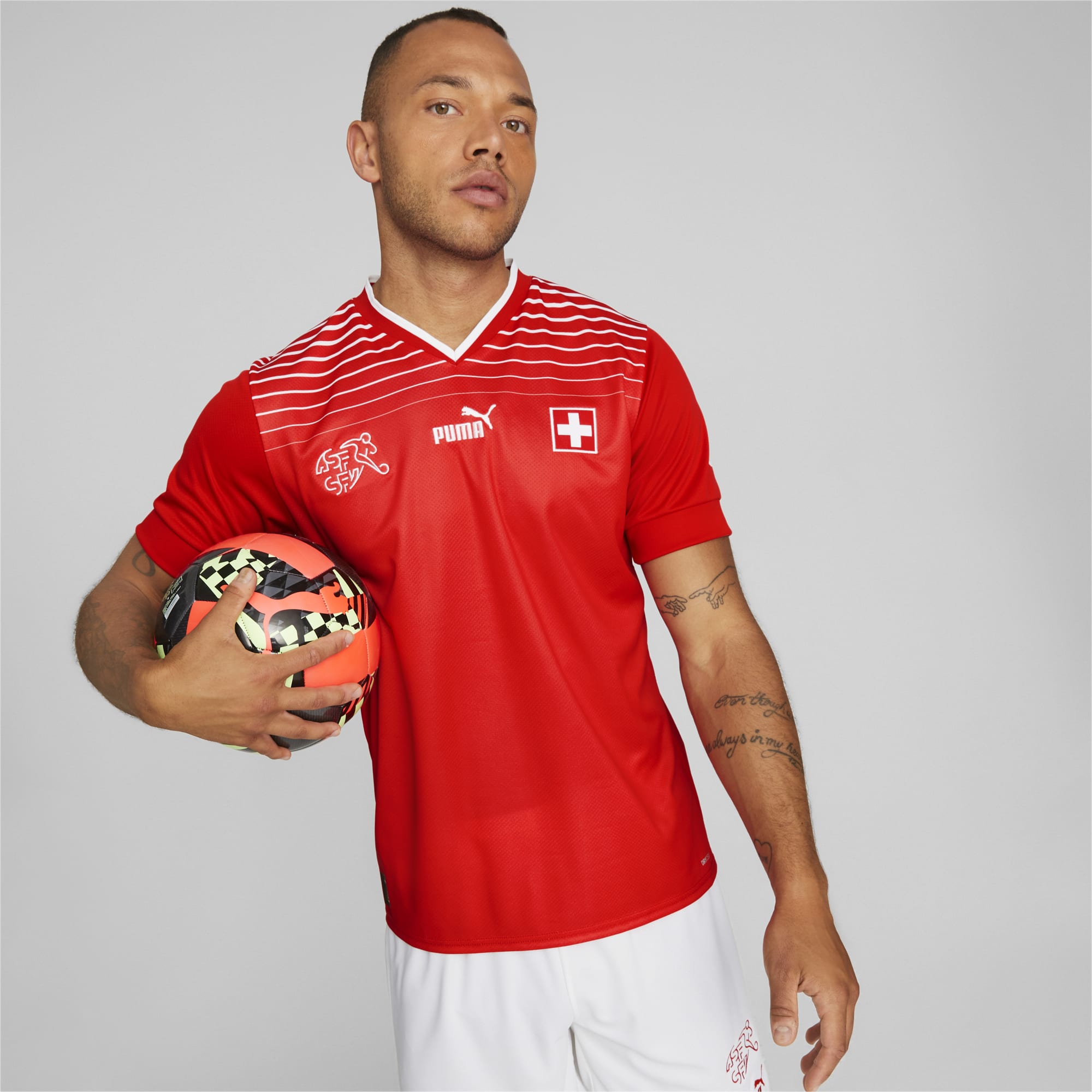 Camiseta Suiza 22/23 Replica Hombre | white | PUMA