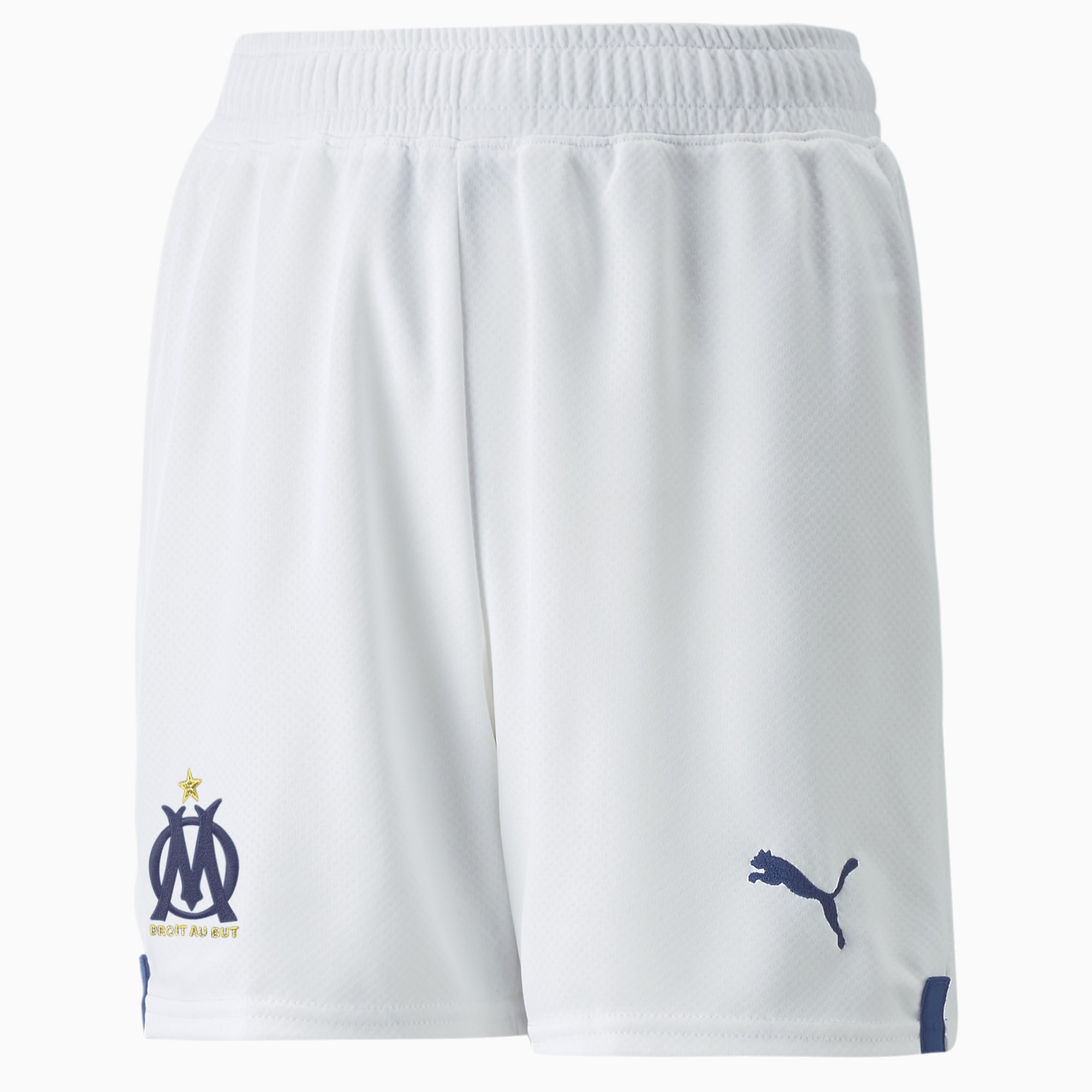 Damen Bekleidung Kurze Hosen Cargo Shorts PUMA Olympique de Marseille 22/23 Heimtrikot für Jugendliche Kinder in Weiß 