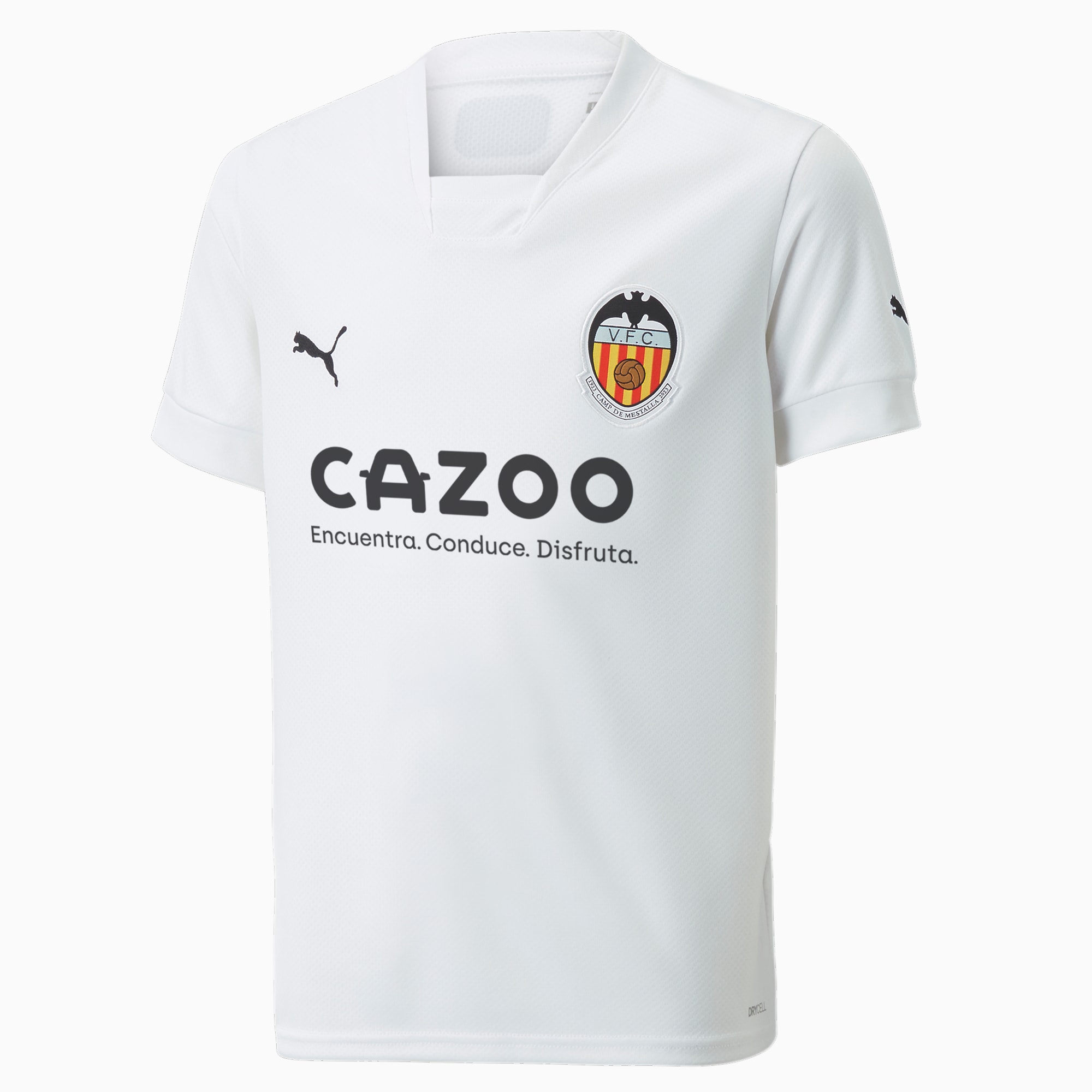 Temporada Adaptabilidad Eliminar Valencia CF Home 22/23 Réplica Camiseta Niño | black | PUMA