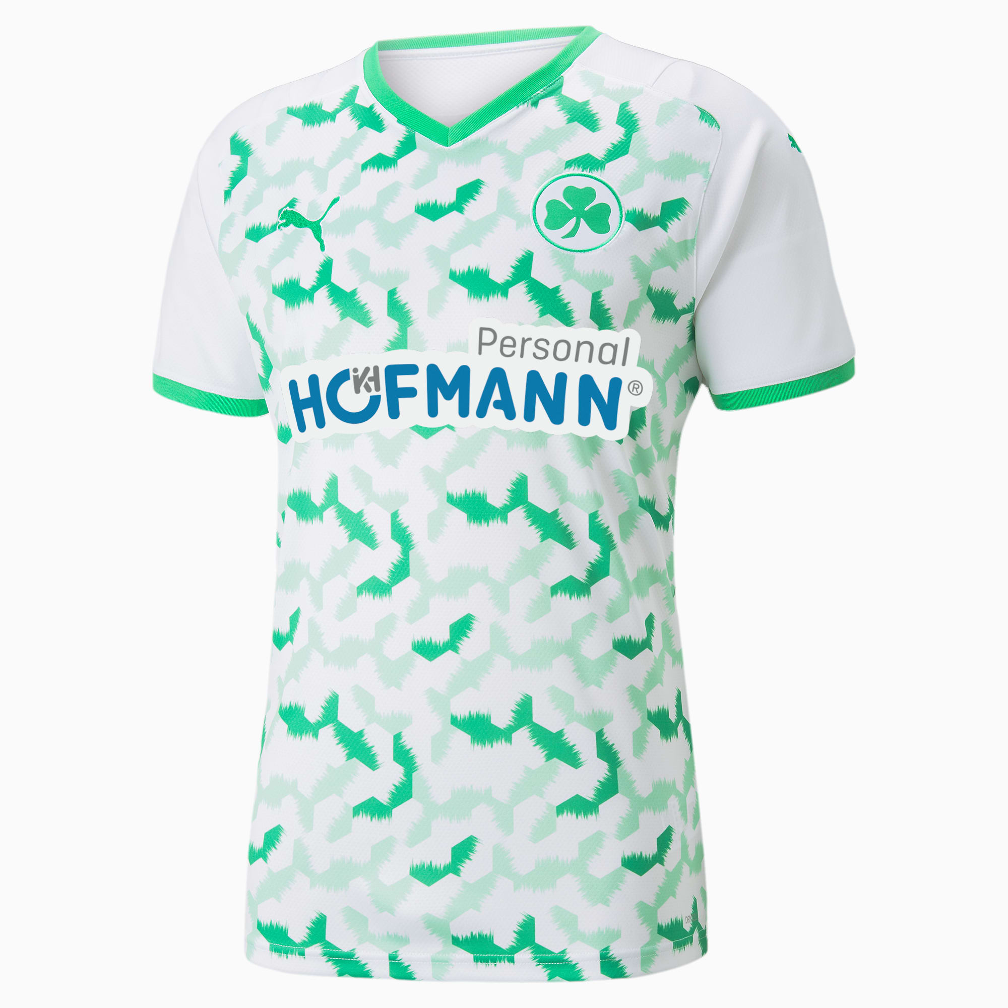Spvgg Greuther Furth Herren Heimtrikot 21 22 Puma White Bright Green Puma Fussball Clubs Puma Osterreich