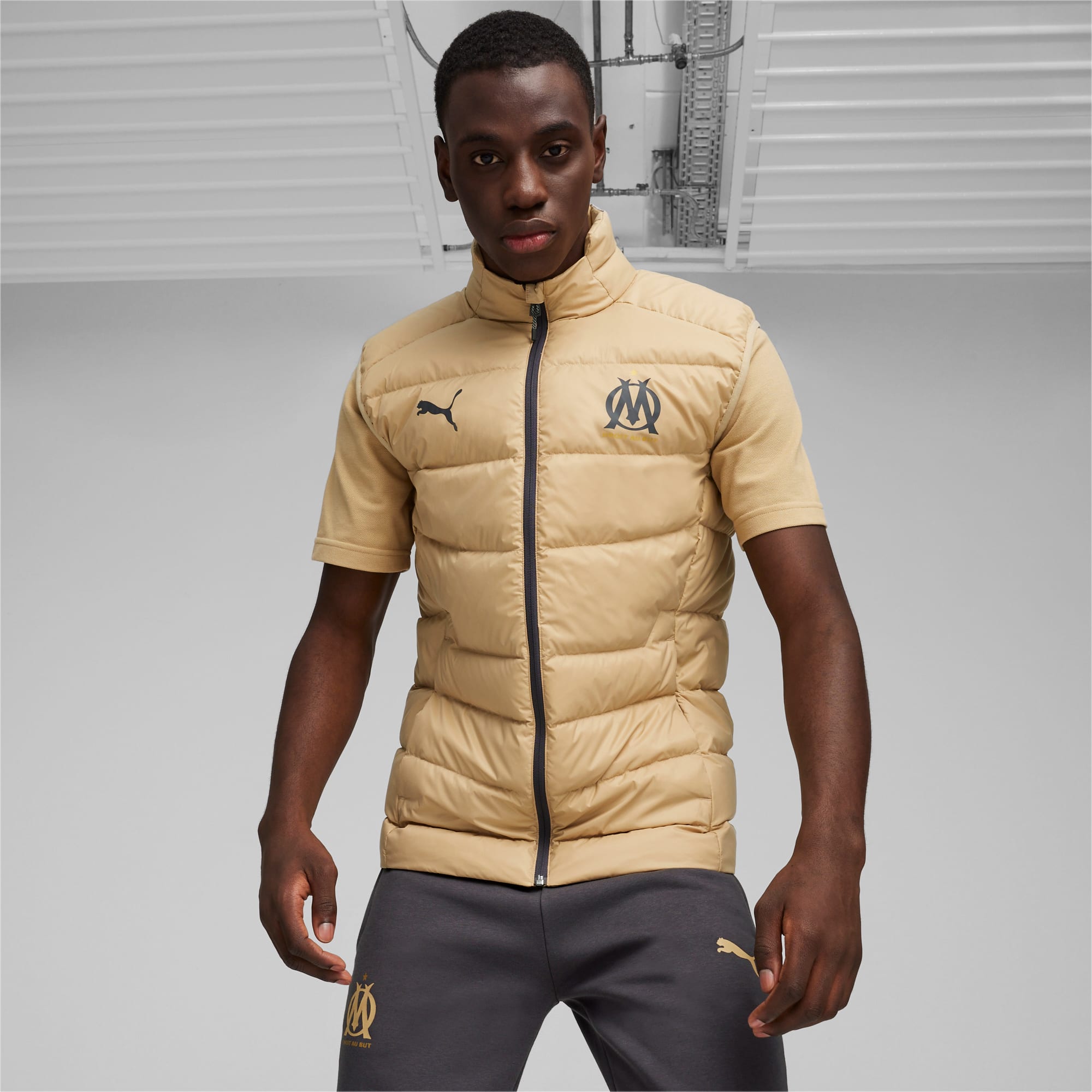 Veste de football rembourr e Olympique de Marseille Casuals Homme