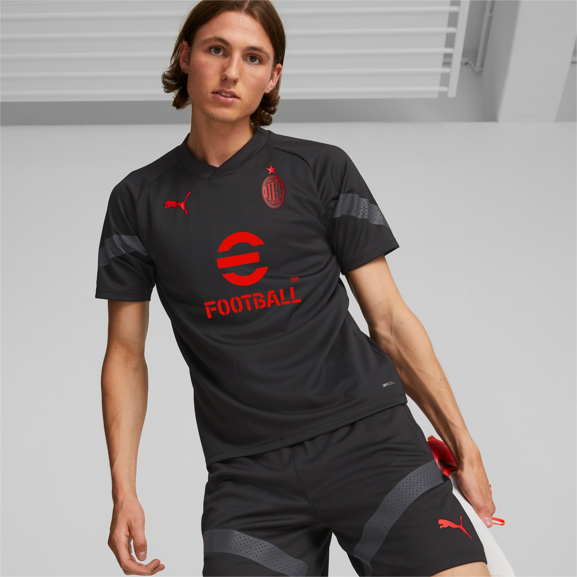 A.C. Milan Football Training | Black-Asphalt | PUMA Shop All Puma | PUMA