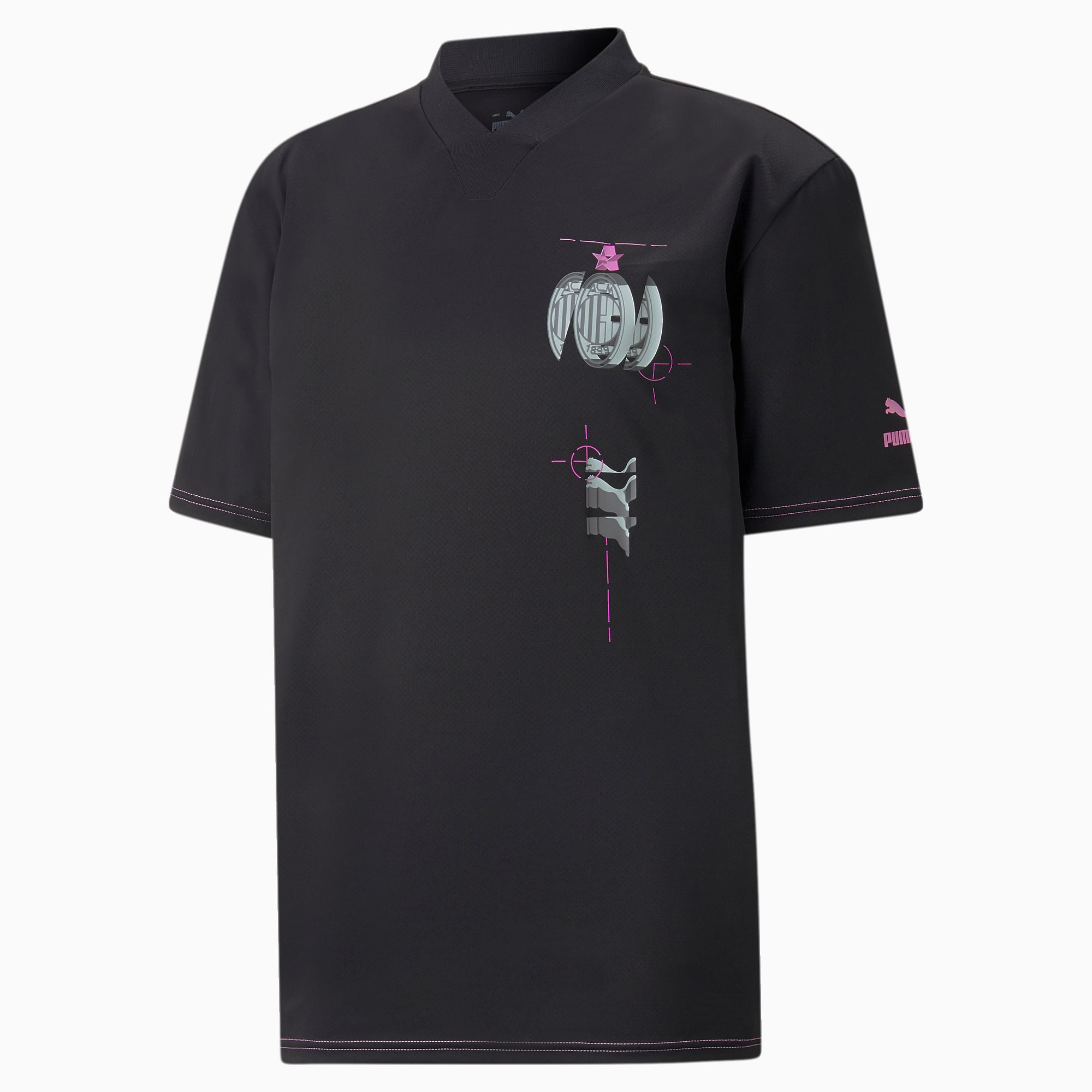 A.C. Milan ftblStatment Jersey Men, Puma Black-Opera Mauve, large-SEA