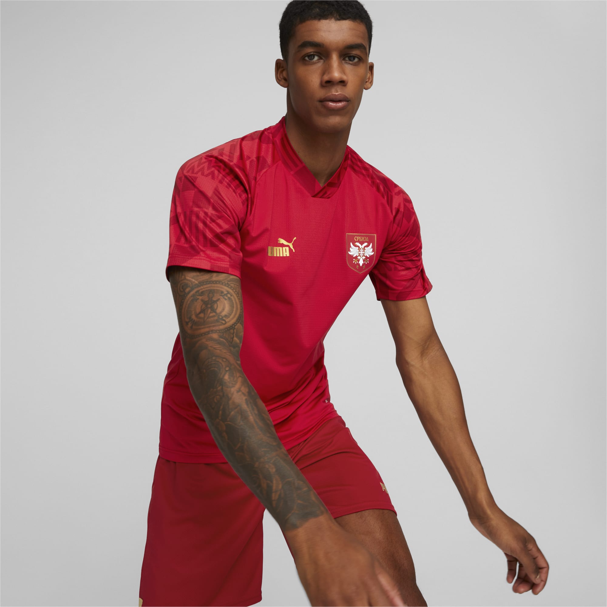 Serbia Football Pre match Jersey Men