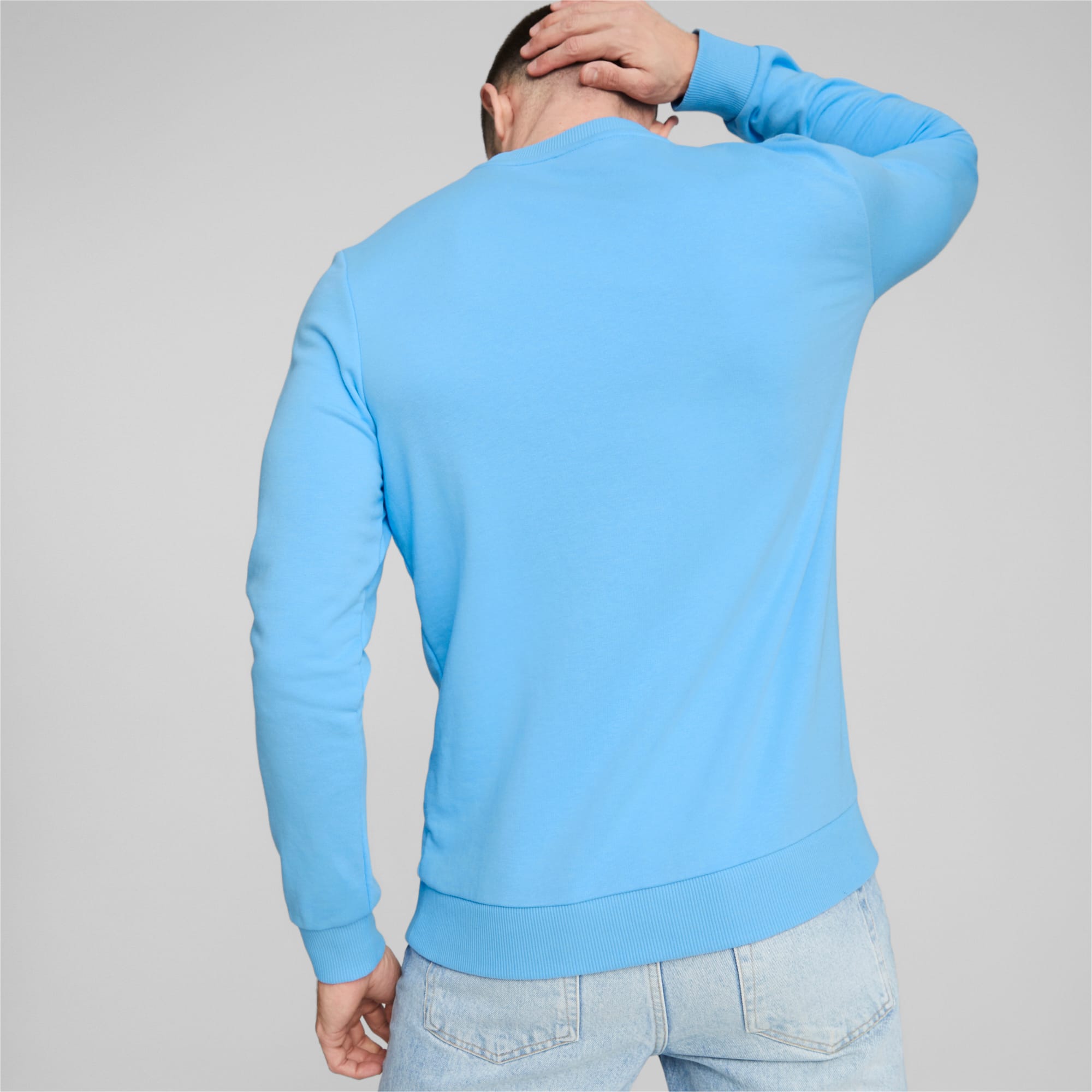 PUMA Manchester City F.C Training- und Fitnesskleidung Sweatshirts Fußball ftblCore Sweatshirt in Blau Damen Herren Bekleidung Herren Sport- 