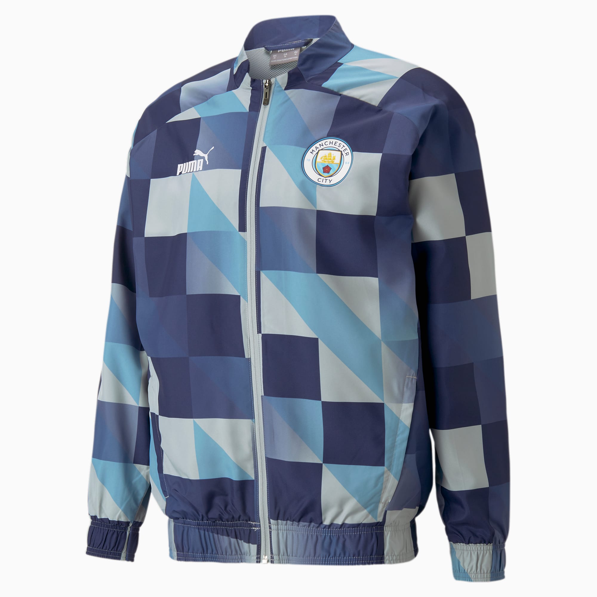 Manchester City F.C. Pre match Jacket Men blue PUMA