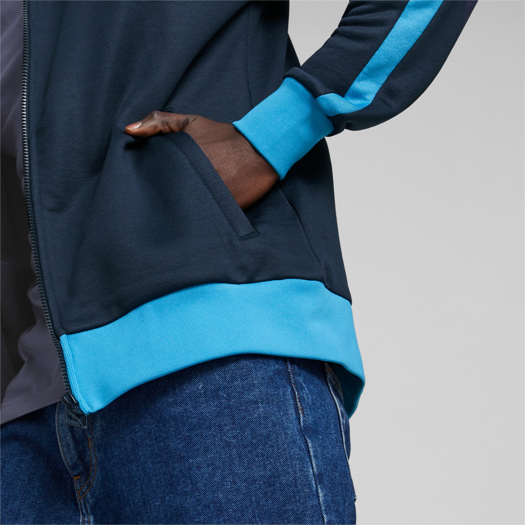 Teal discount track jacket
