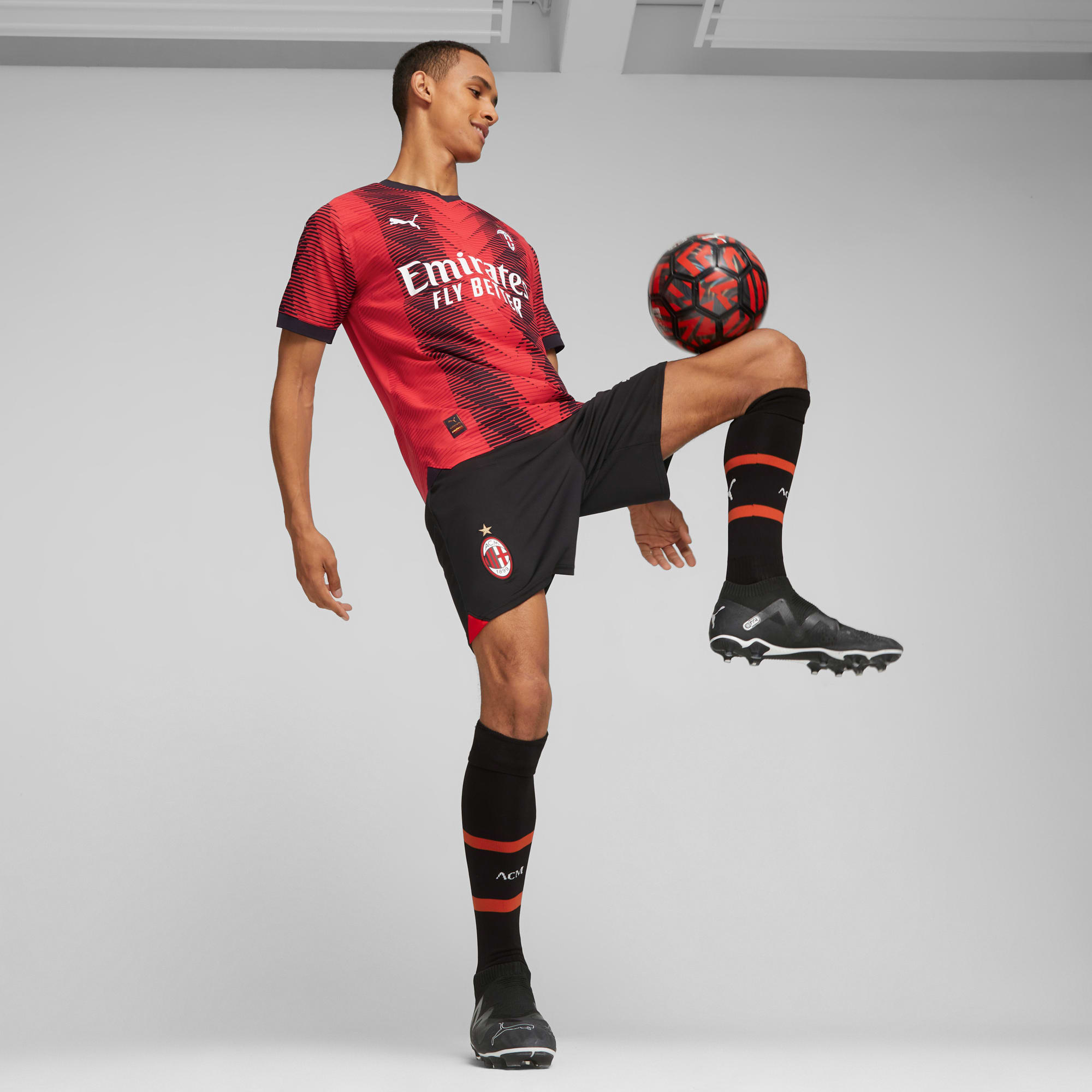 AC Milan 23 24 Men s Home Authentic Jersey PUMA