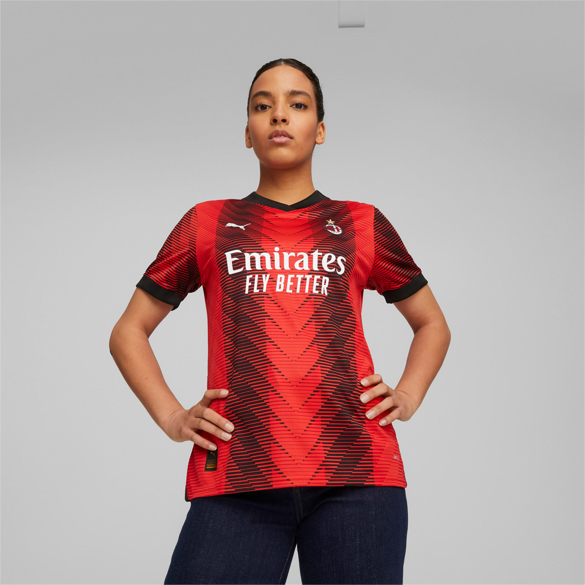 Camiseta PUMA de la 1ª equipación del AC Milan 2023-24 - Niños