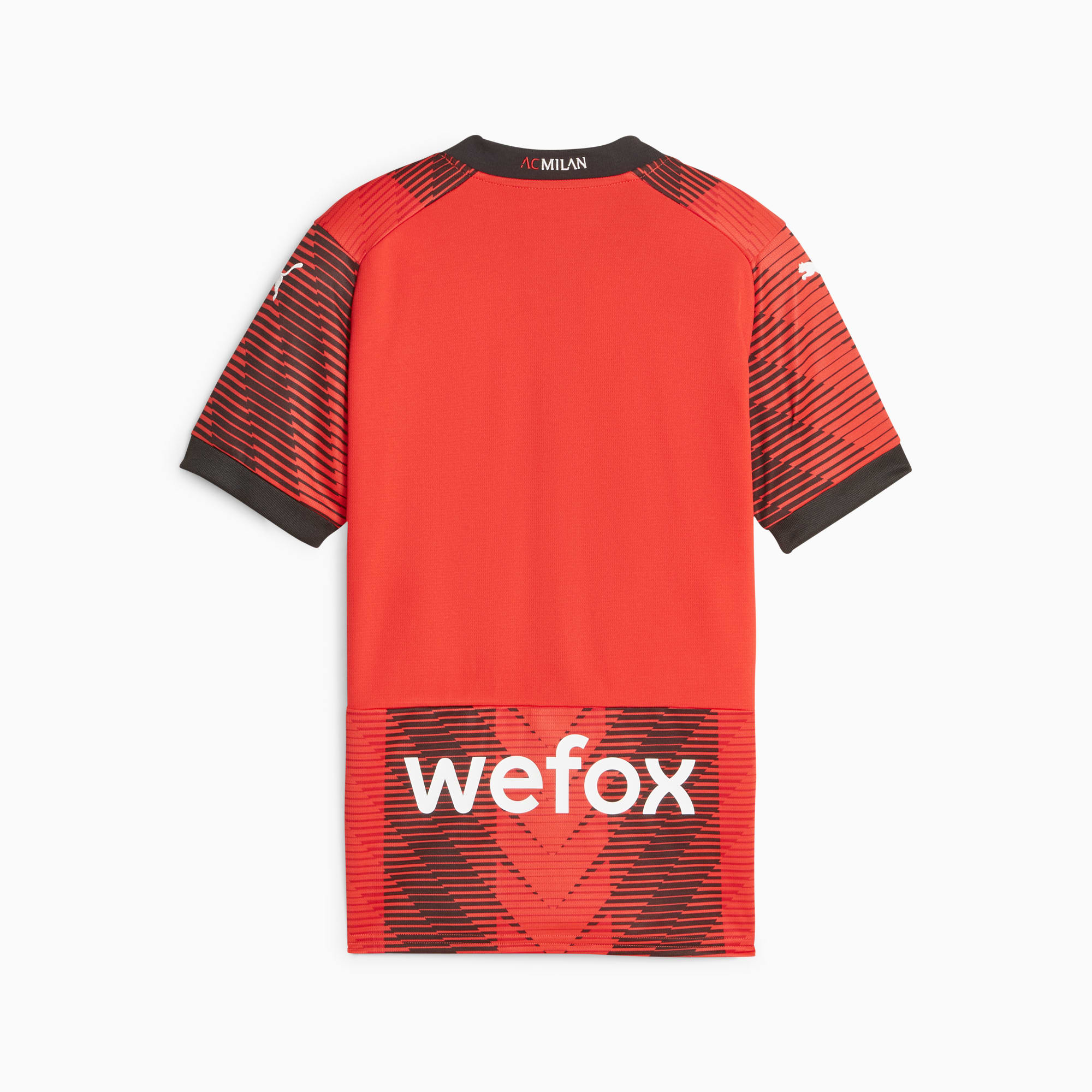 AC Milan 23 24 Youth Home Jersey For All Time Red PUMA Black