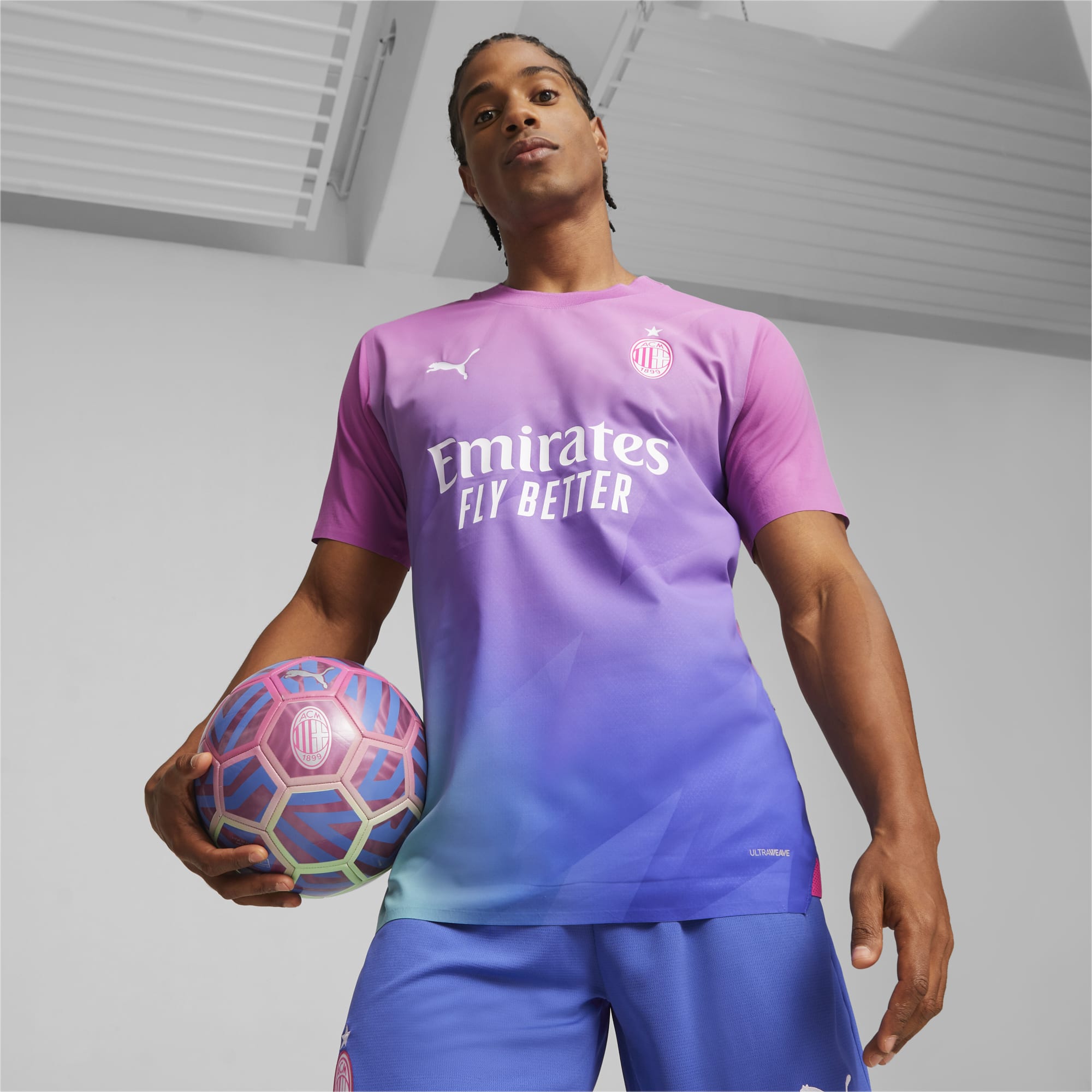  PUMA Men's Soccer AC Milan 23/24 Third Jersey - Celebrating  Inclusivity and Passion for The Unconventional (Small) Pink/Purple : Sports  & Outdoors