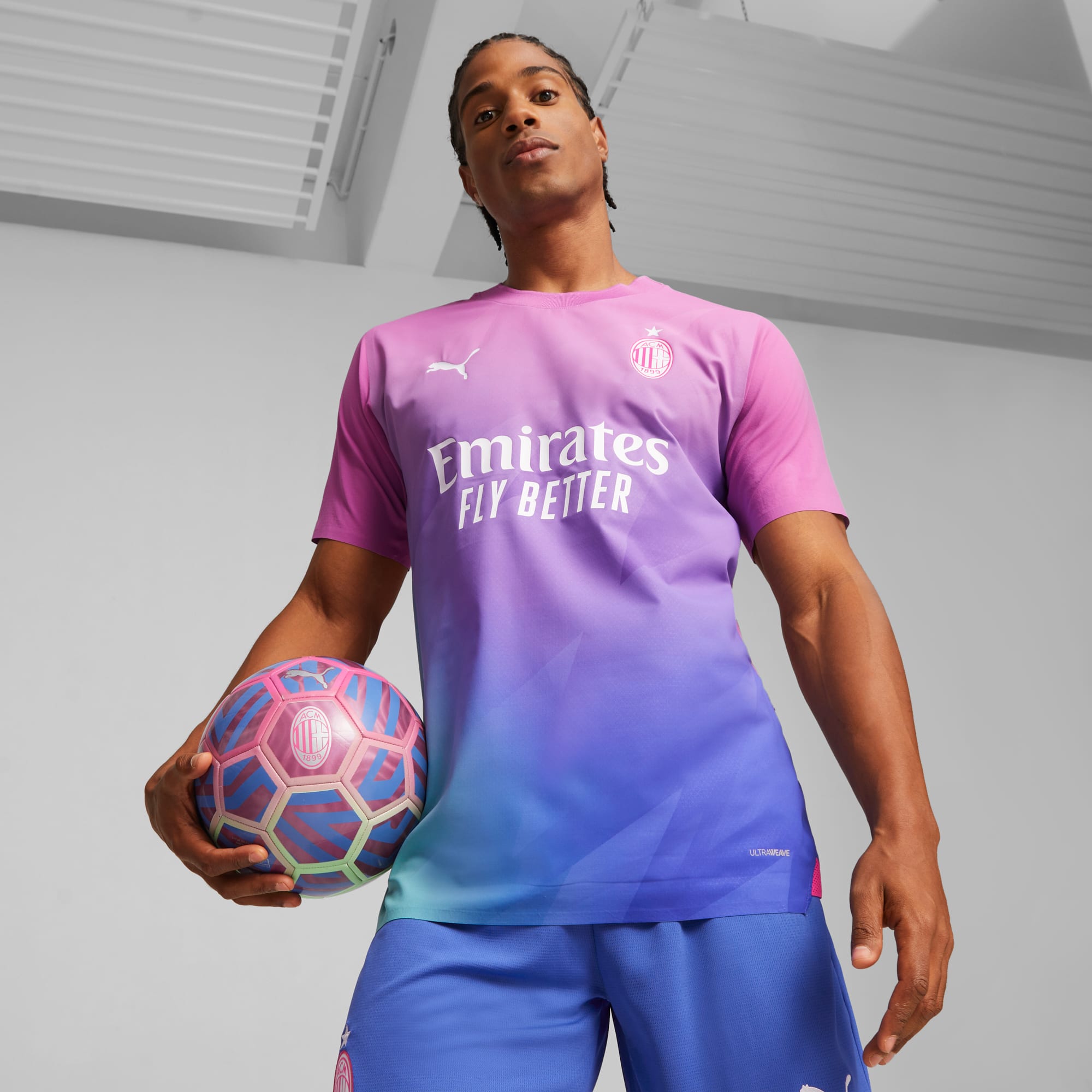  PUMA Men's Soccer AC Milan 23/24 Third Jersey - Celebrating  Inclusivity and Passion for The Unconventional (Small) Pink/Purple : Sports  & Outdoors