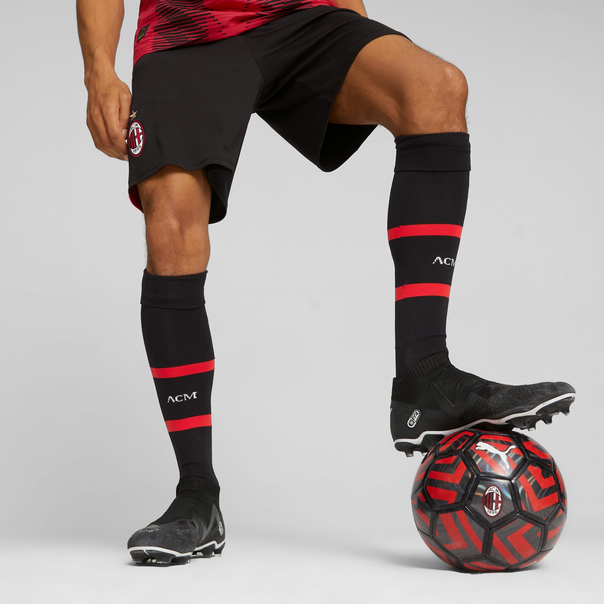 Puma shorts red hot sale