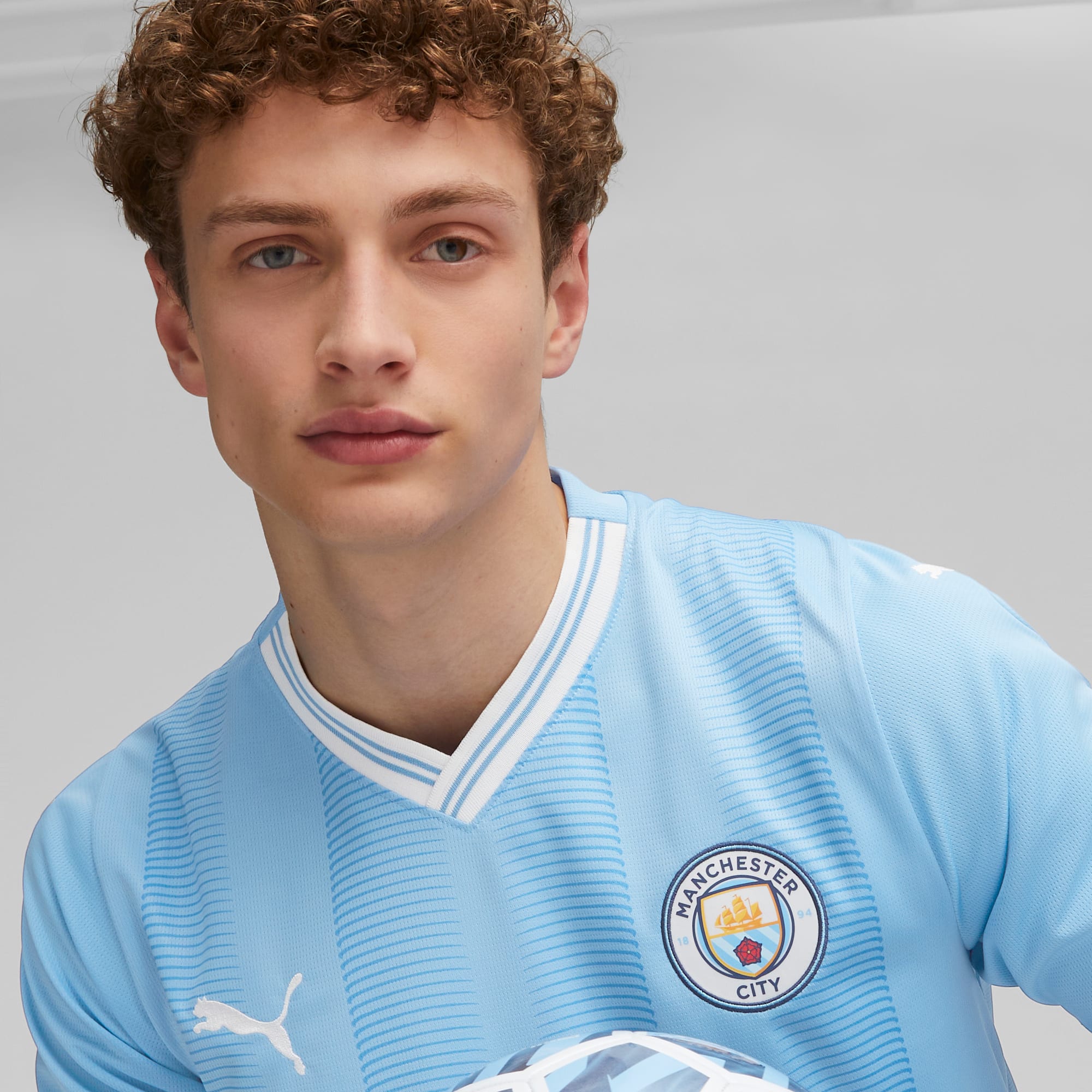 Manchester City 23/24 Men's Replica Home Jersey