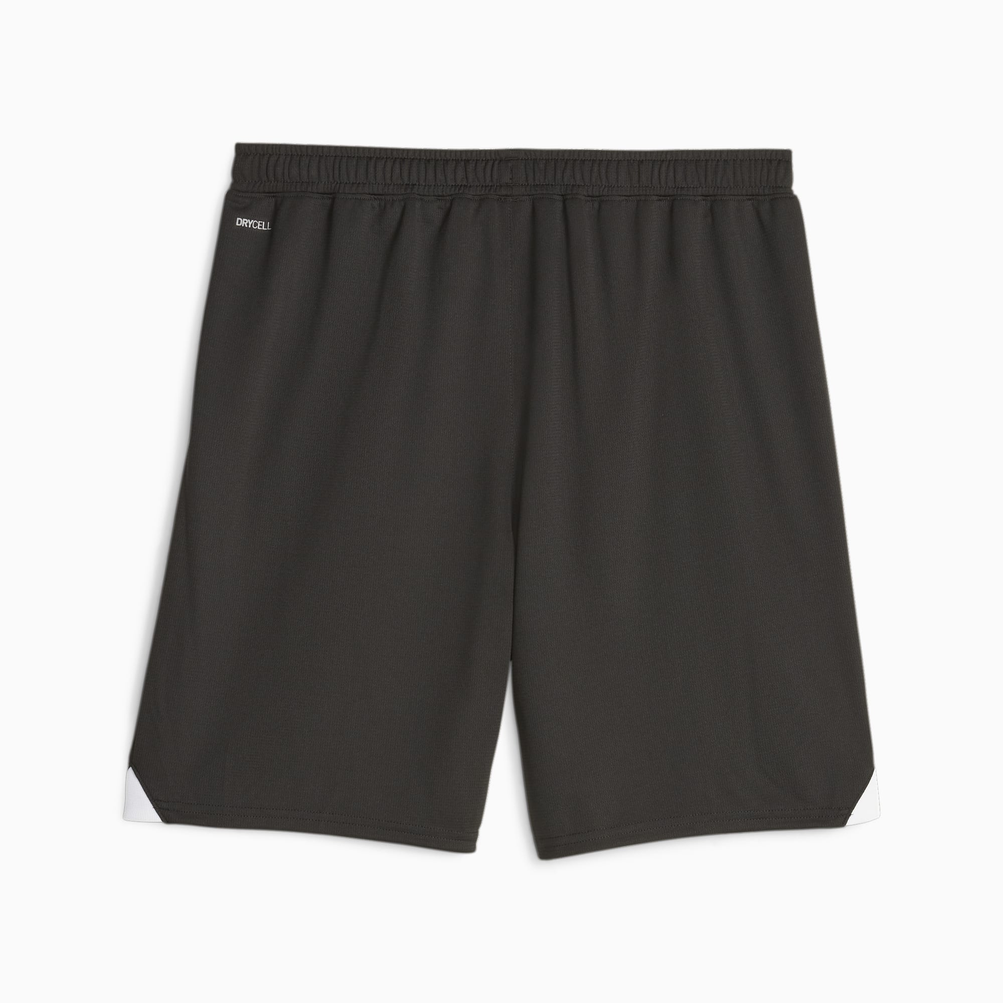 Black puma football shorts cheap