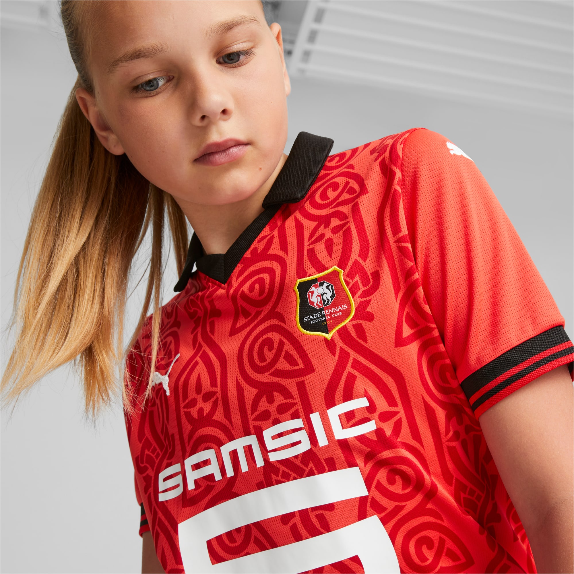Stade Rennais F.C. 23 24 Home Jersey Youth black PUMA