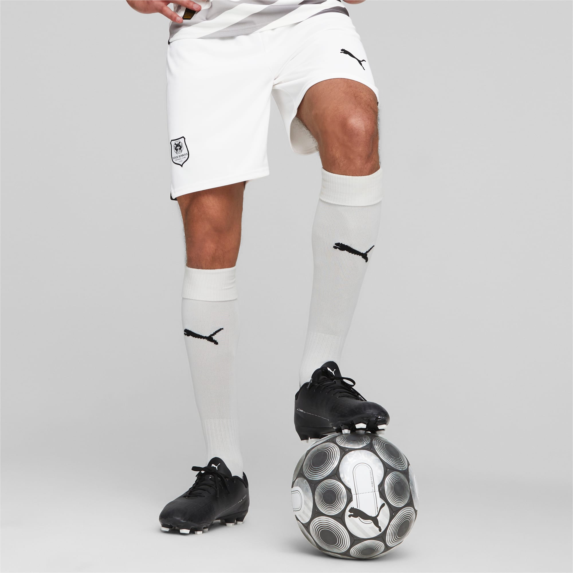 Black puma football shorts store