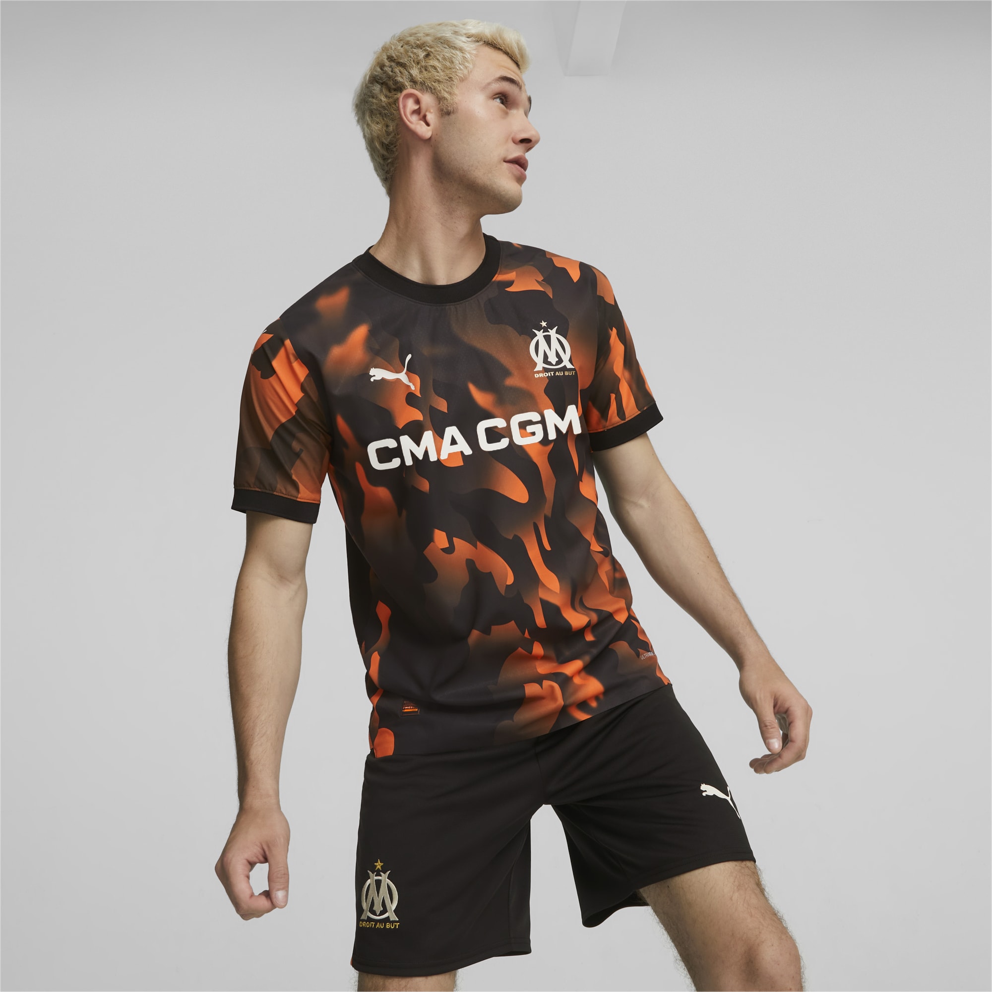 Maglia puma shop uomo arancione