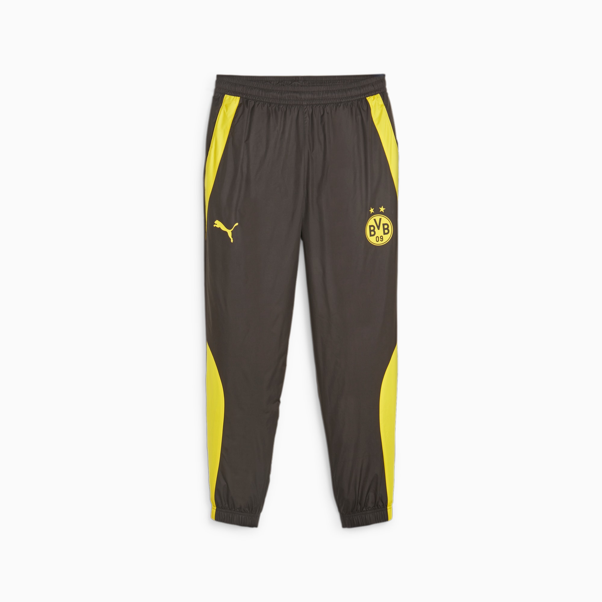 Borussia Dortmund Pre match Football Pants yellow PUMA