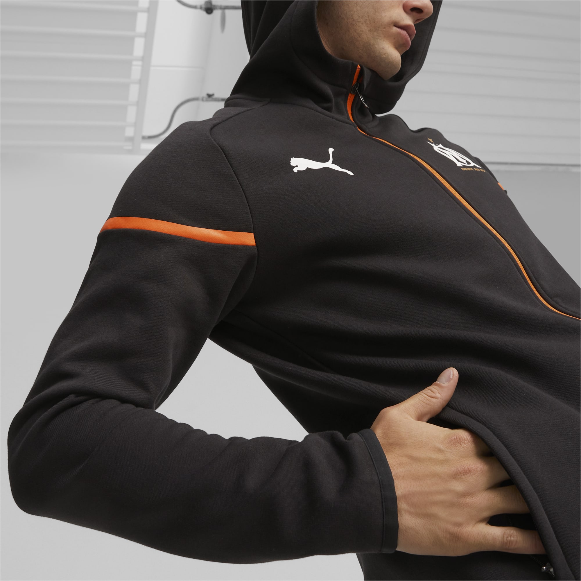 Orange 2025 puma hoodie