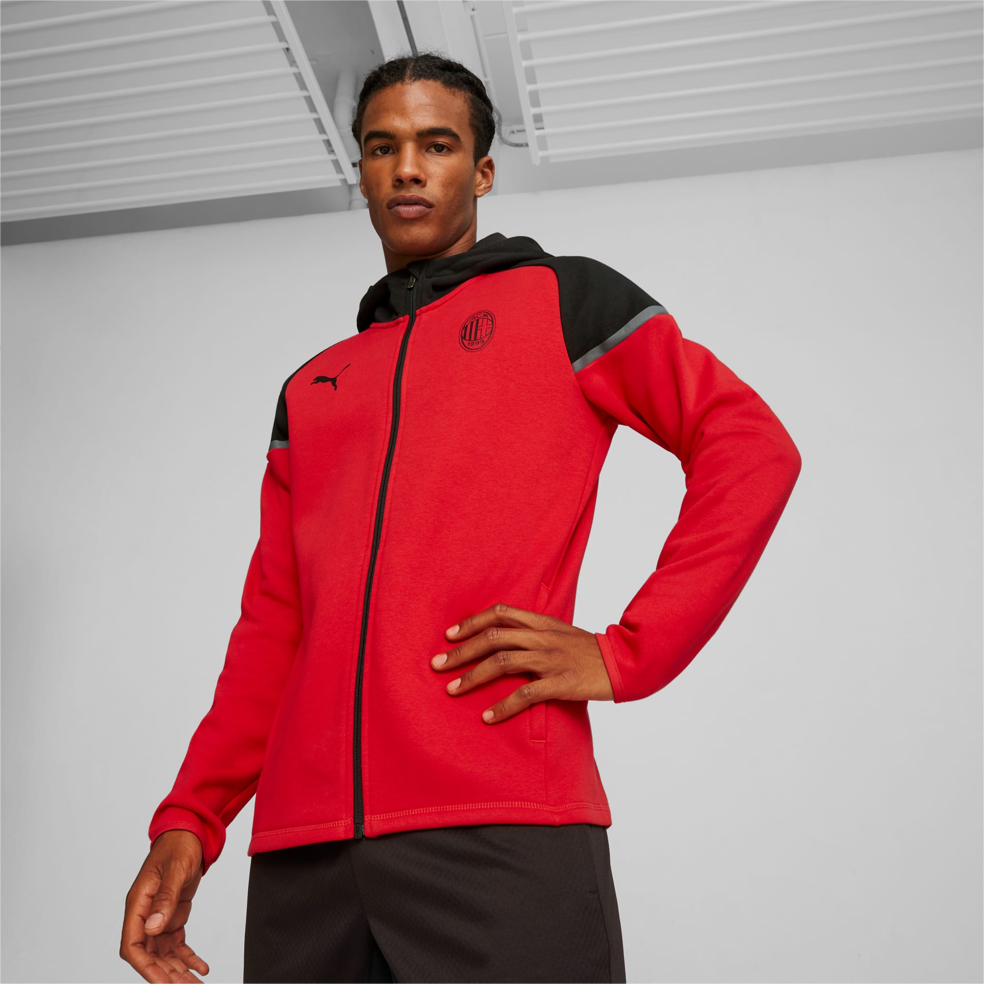 PUMA AC Milan Tracksuit for Men, Activewear for Men, Track Jacket