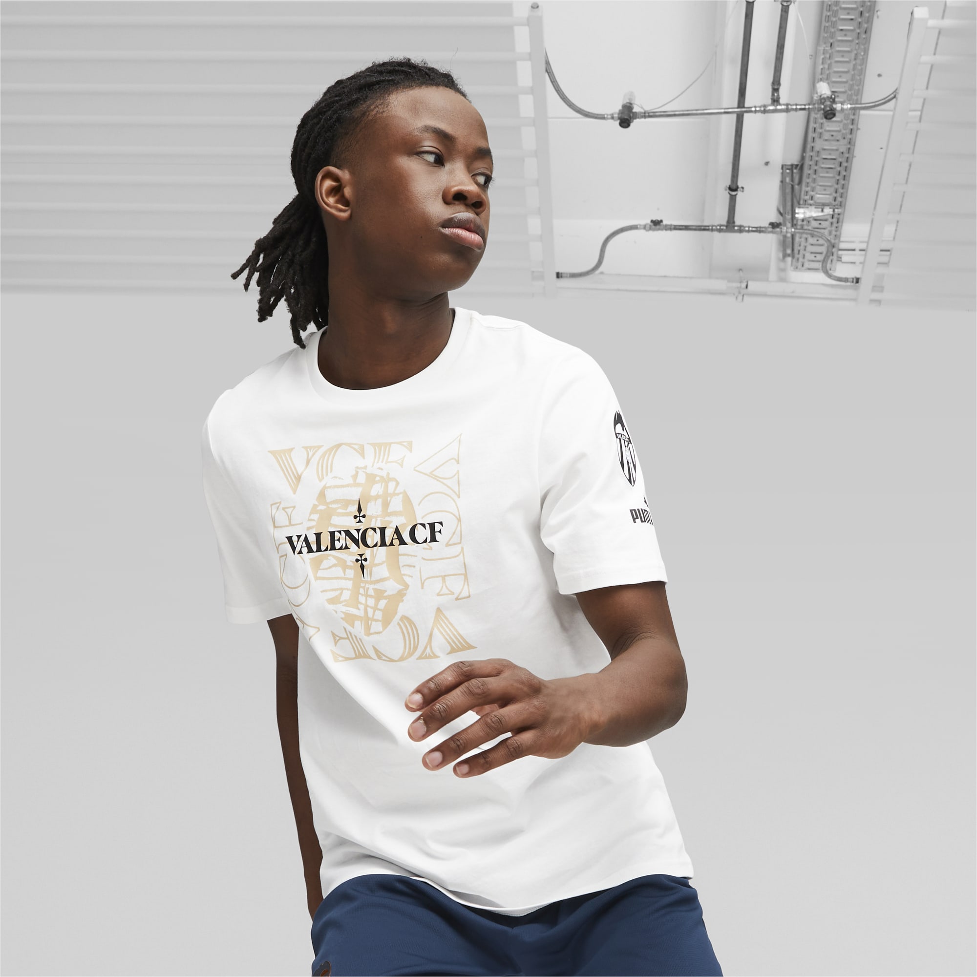 Puma white outlet t shirt