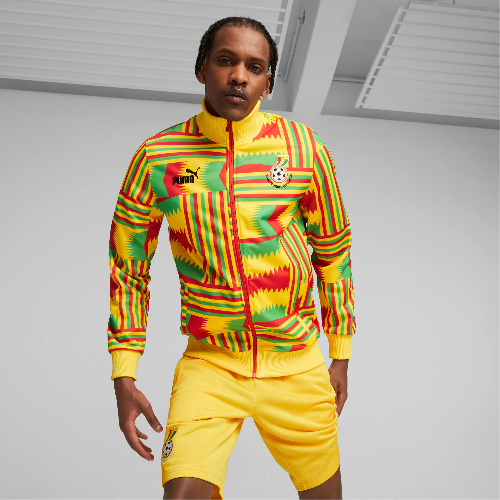 Puma tracksuit yellow top