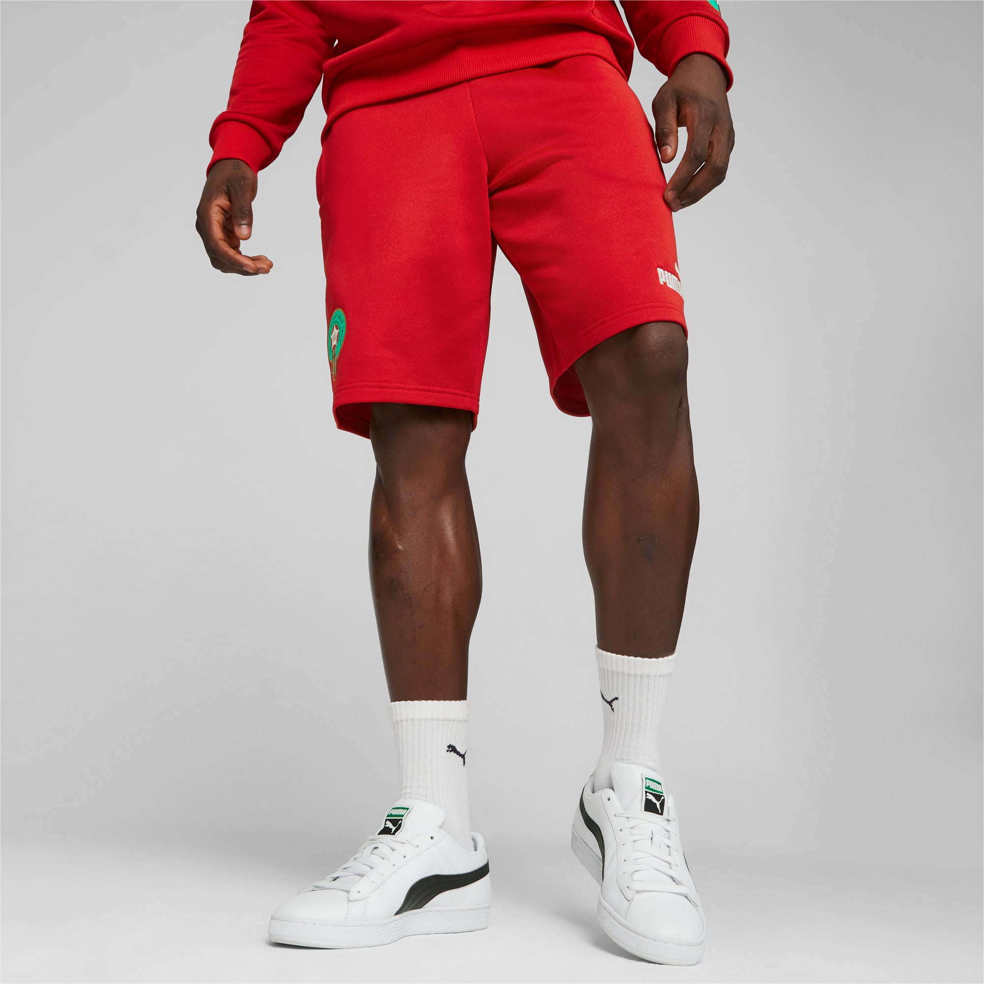 Puma shorts hotsell mens red