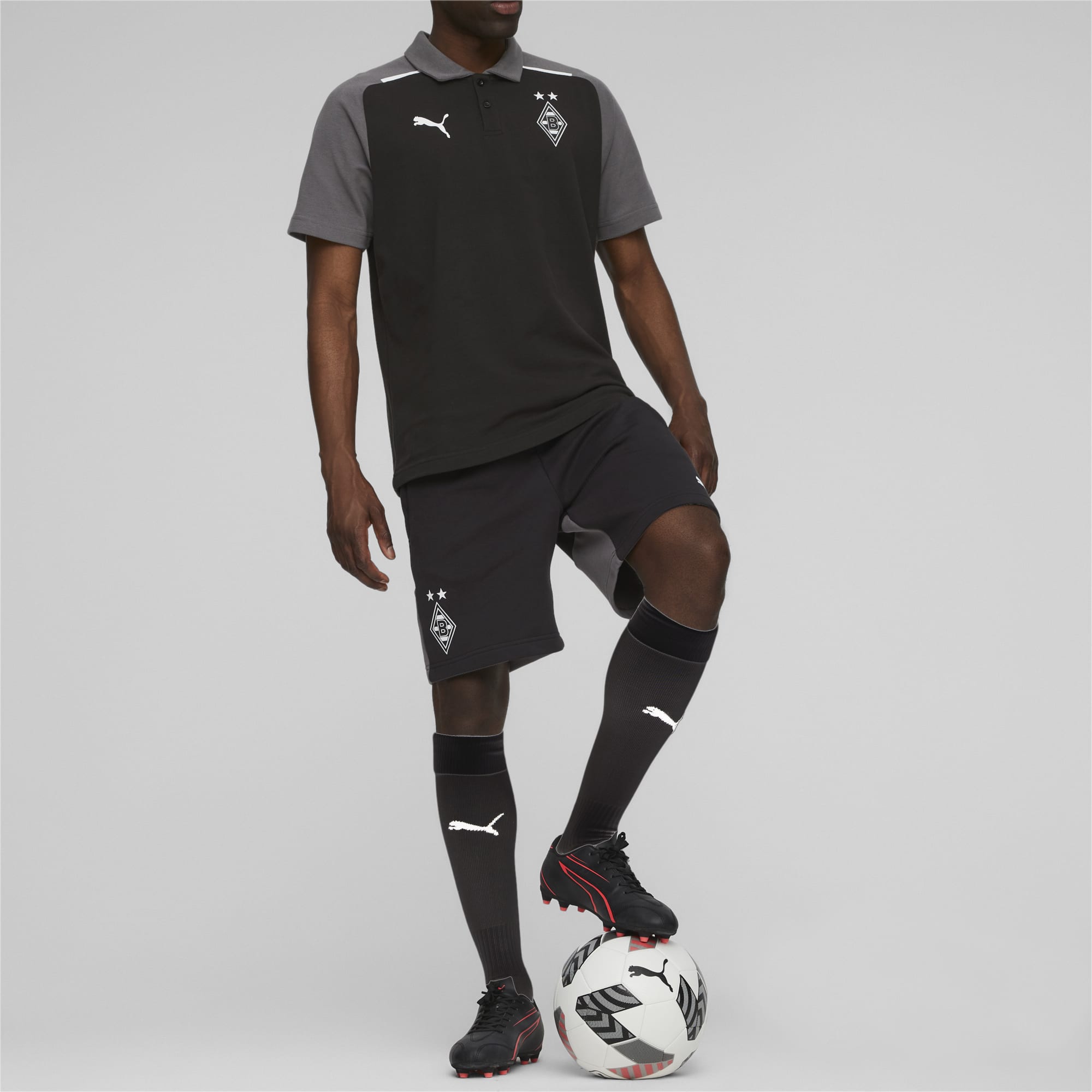 Borussia Mönchengladbach Casuals Shorts | black | PUMA
