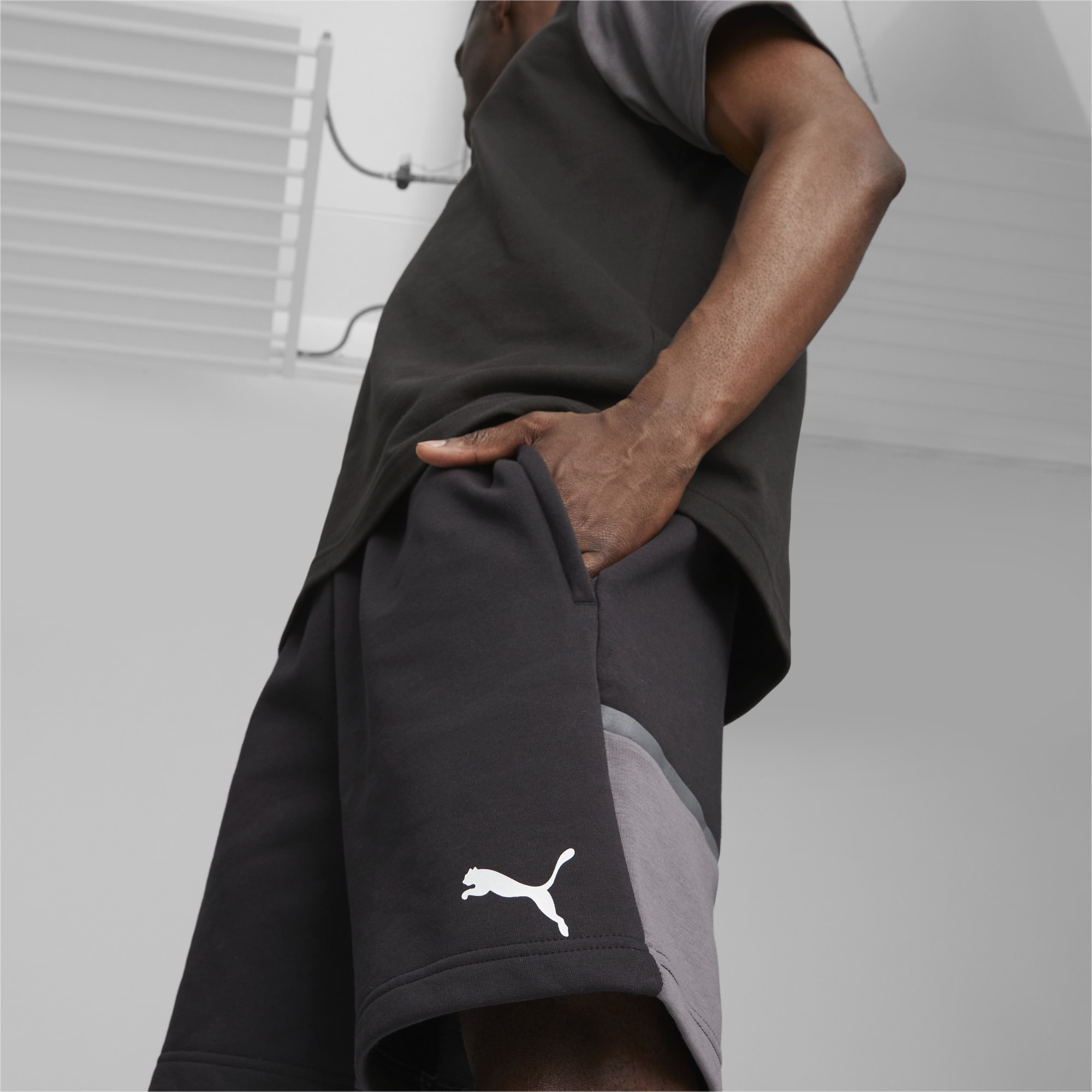 Borussia Mönchengladbach Casuals Shorts | black | PUMA