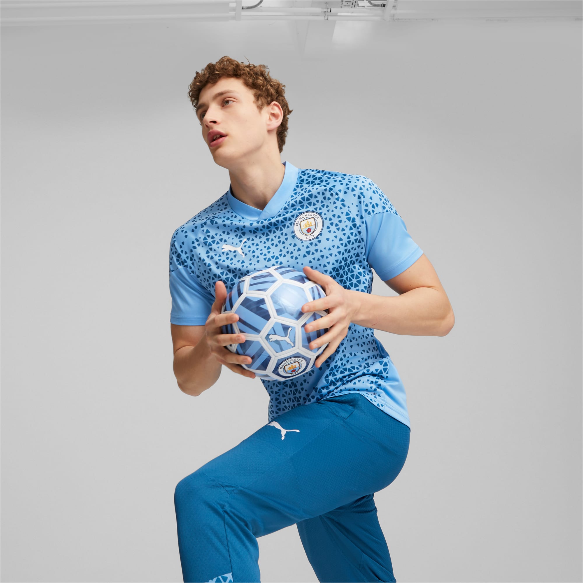 Manchester City Men\'s Soccer Training Jersey | PUMA | Funktionsshirts