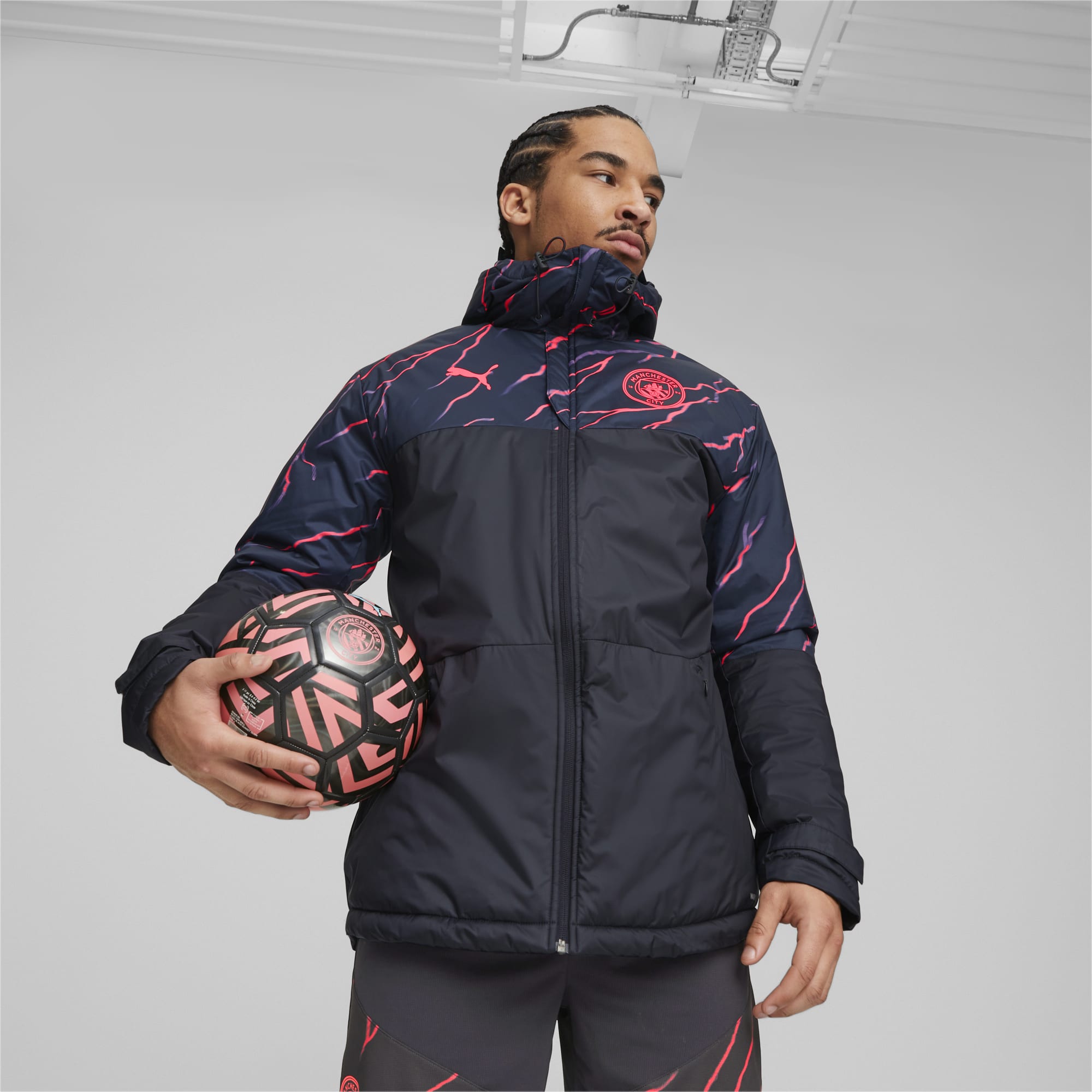 Man city winter coat store