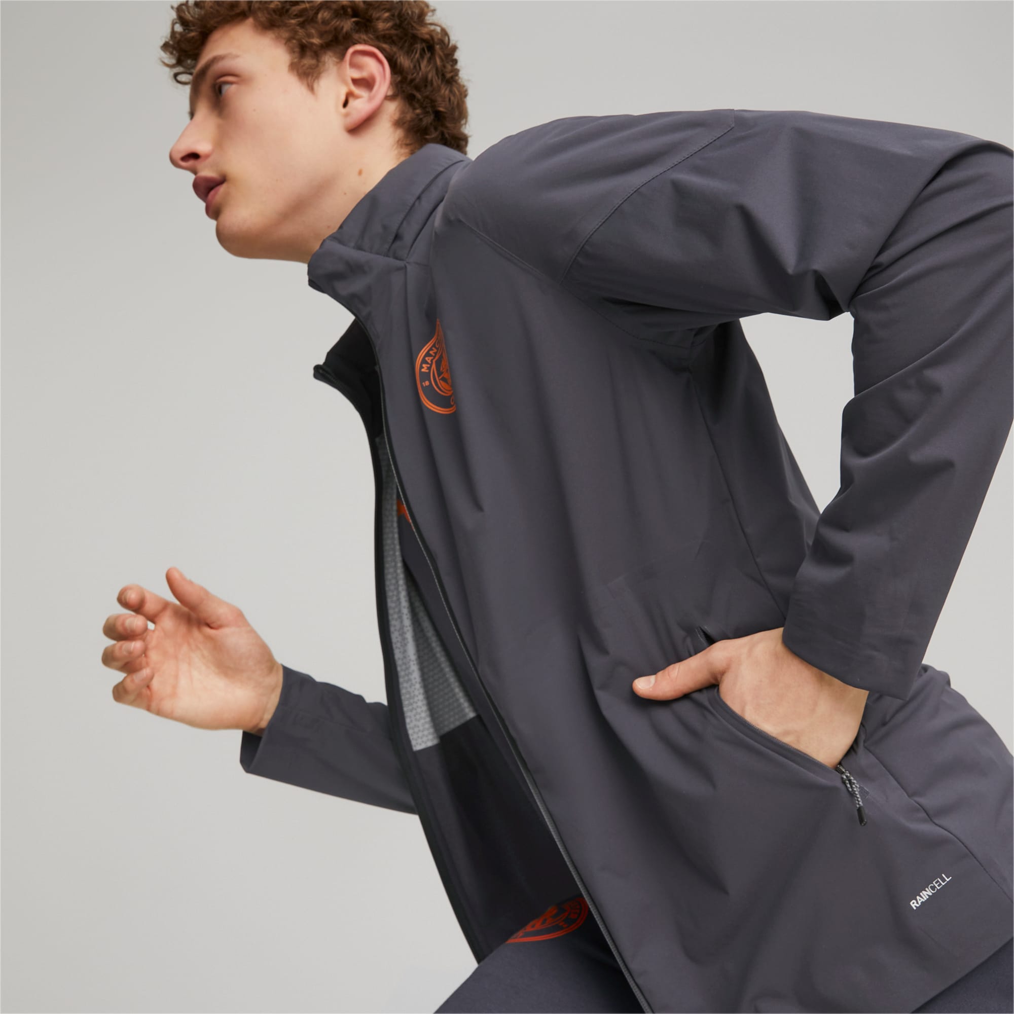 Manchester City Men's Rain Jacket | PUMA