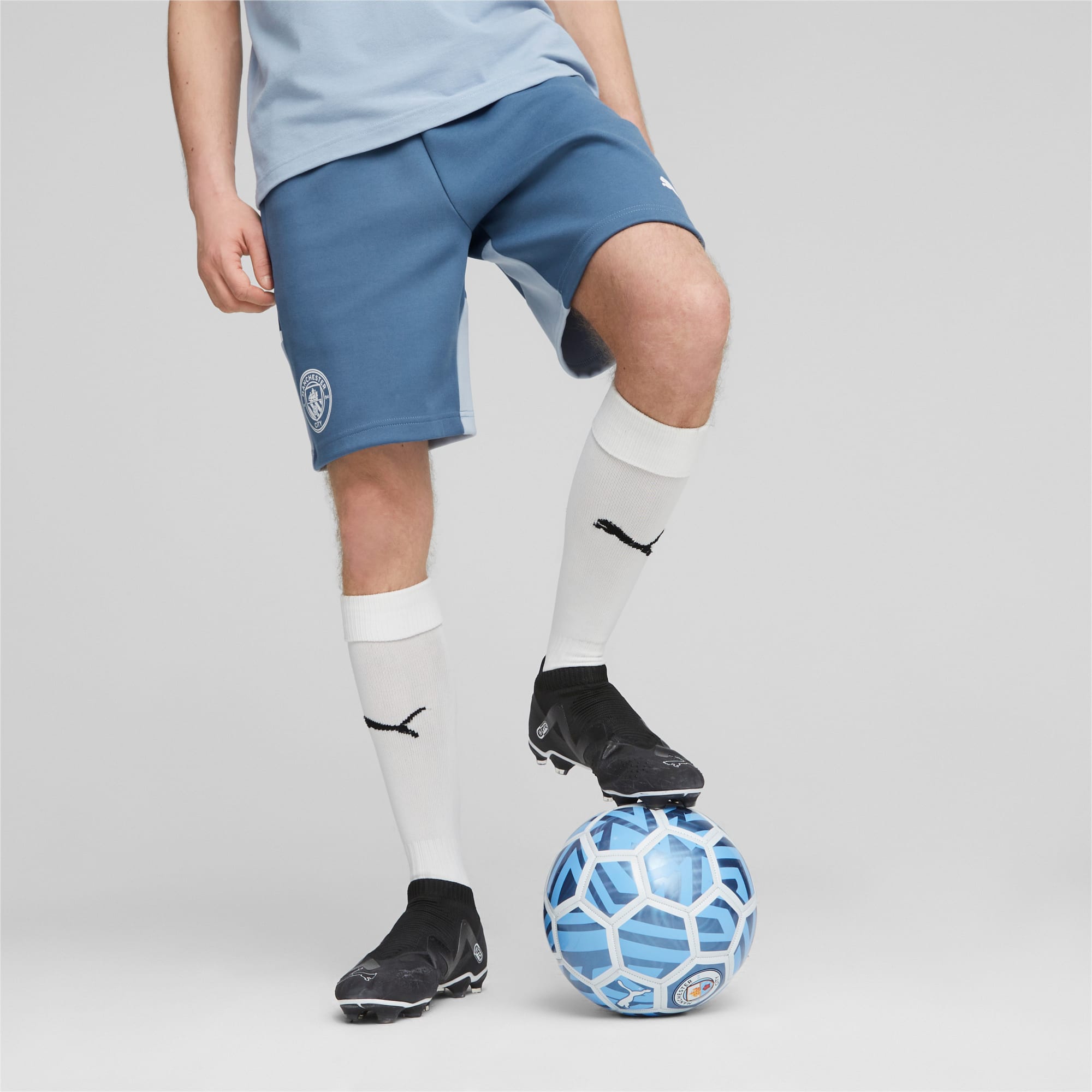 Manchester City Football Casuals Shorts blue PUMA