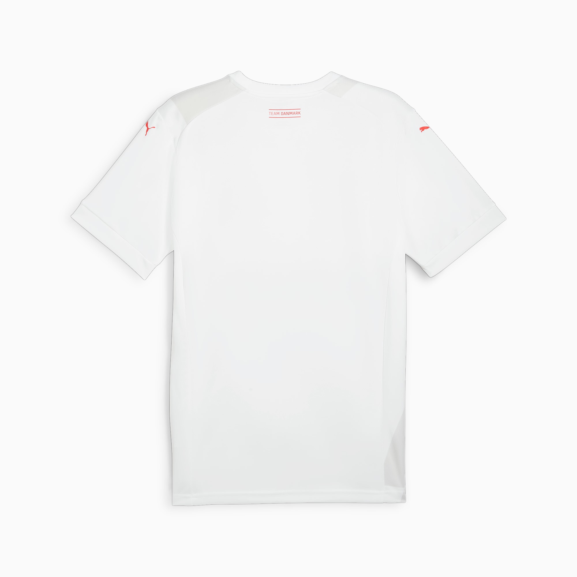 Denmark Handball Men's Away Jersey, PUMA White-PUMA Red, large