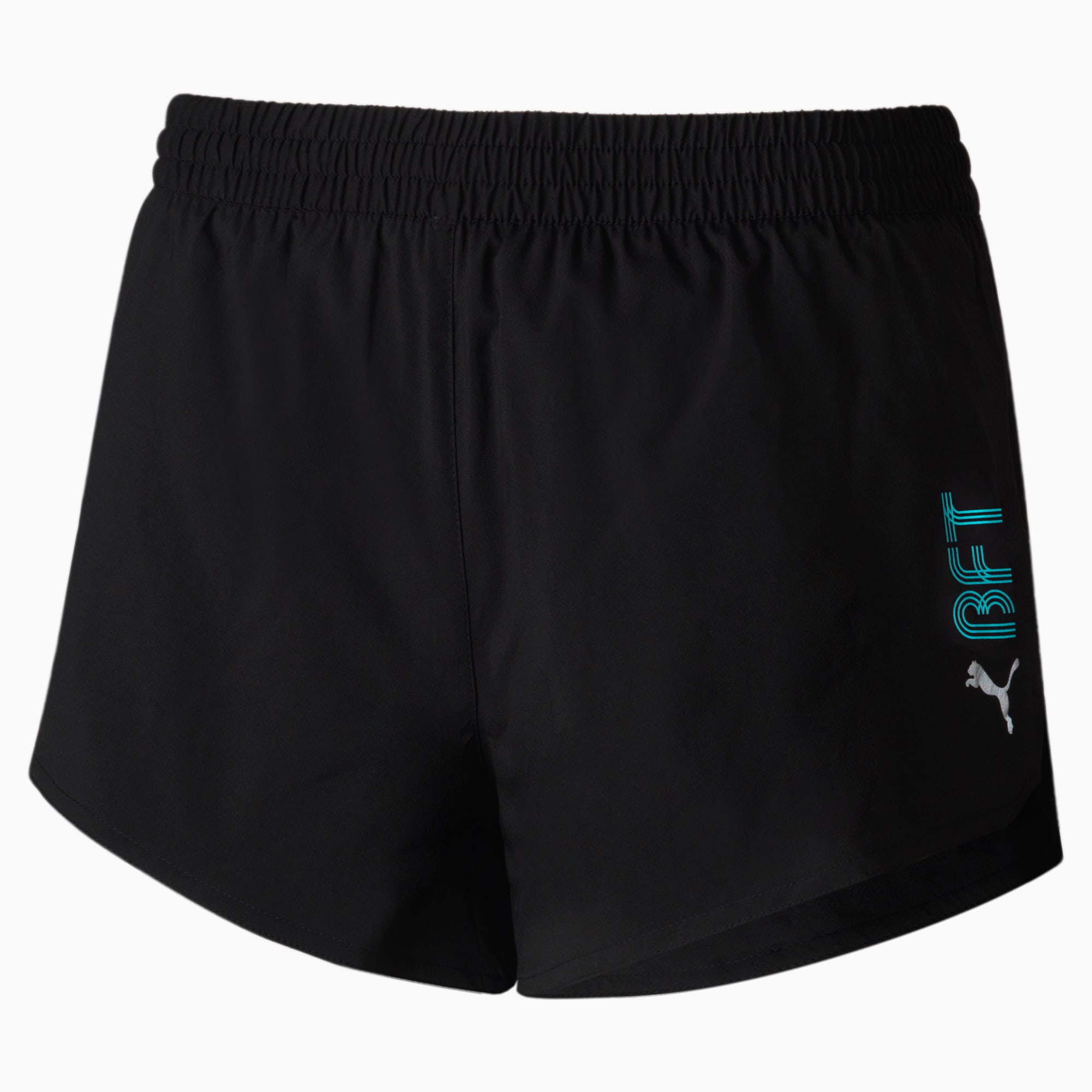 Black Sprint Booty Shorts, Women's Bottom