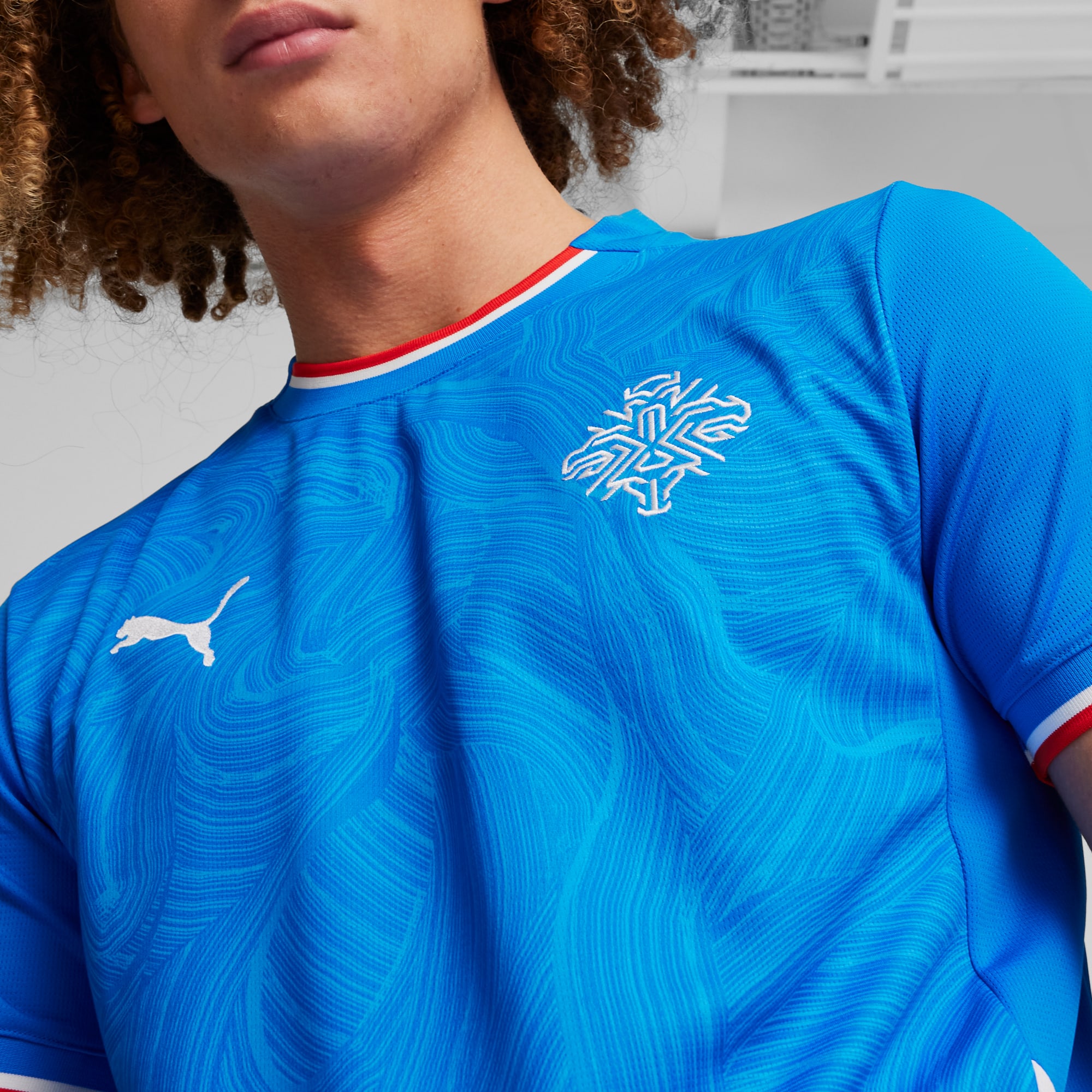 Maglia da calcio in jersey gara Home Islanda 2024 da uomo PUMA
